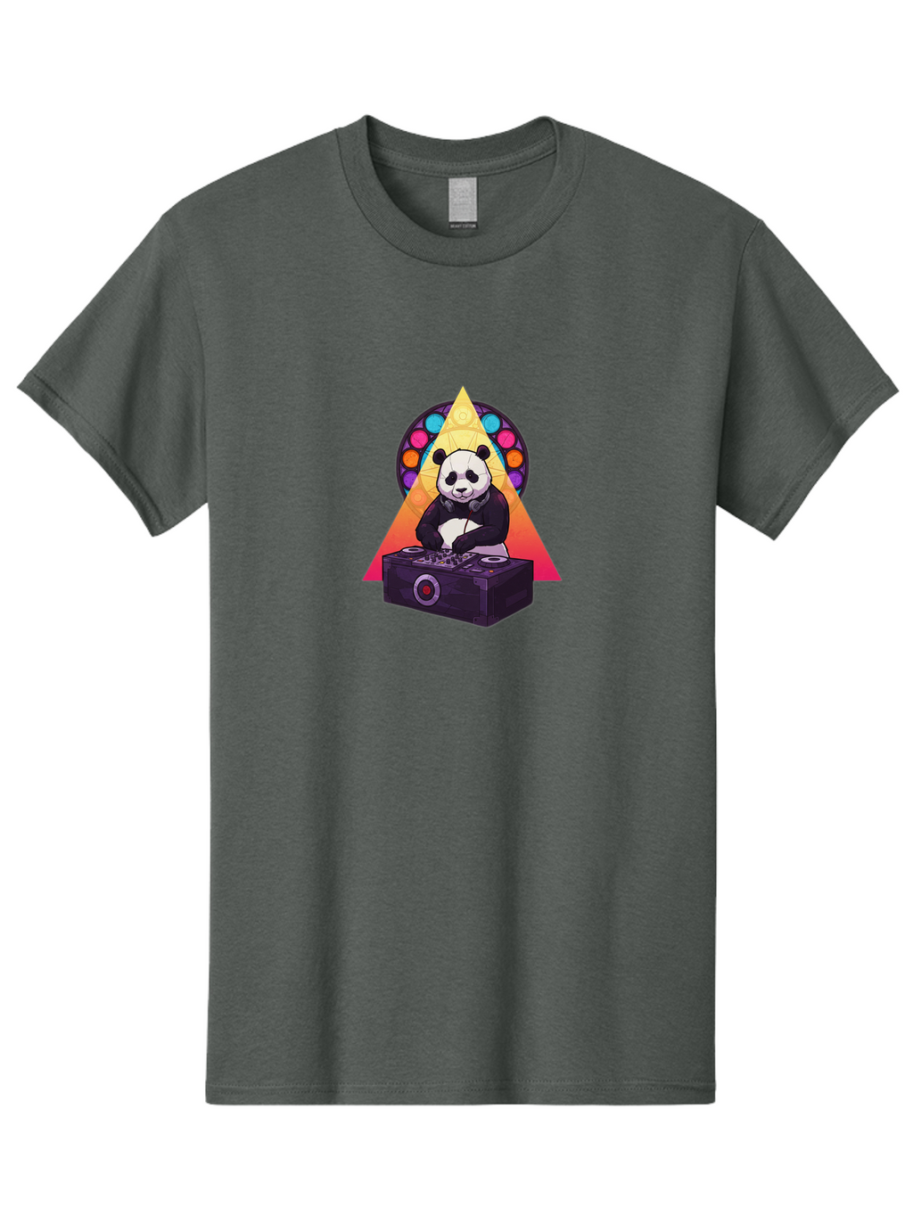 Panda-Dj-4 Men'S Graphic Tee, 100% Cotton, Comfortable Casual Summer Wear, Machine Washable, Vintage Camera, Old Camera, Antique Camera, Black Camera, Classic Photography, Photography Equipment, Nostalgic Device, Film Camera, Camera Art Ban039