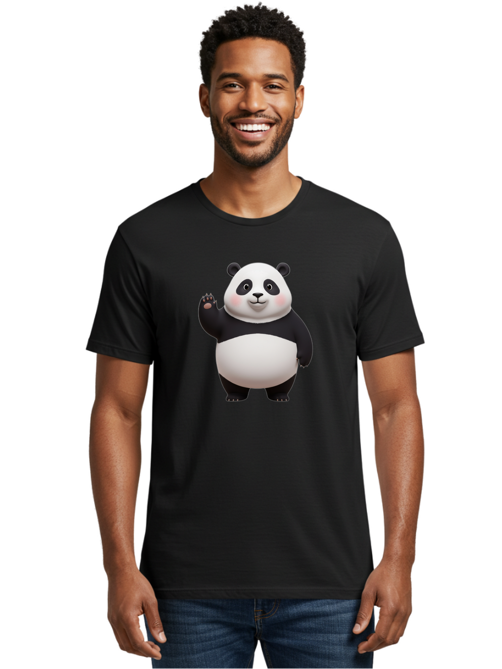 Panda Men'S Graphic Tee, 100% Cotton, Comfortable Casual Summer Wear, Machine Washable, Vintage Camera, Old Camera, Antique Camera, Black Camera, Classic Photography, Photography Equipment, Nostalgic Device, Film Camera, Camera Art Ban043