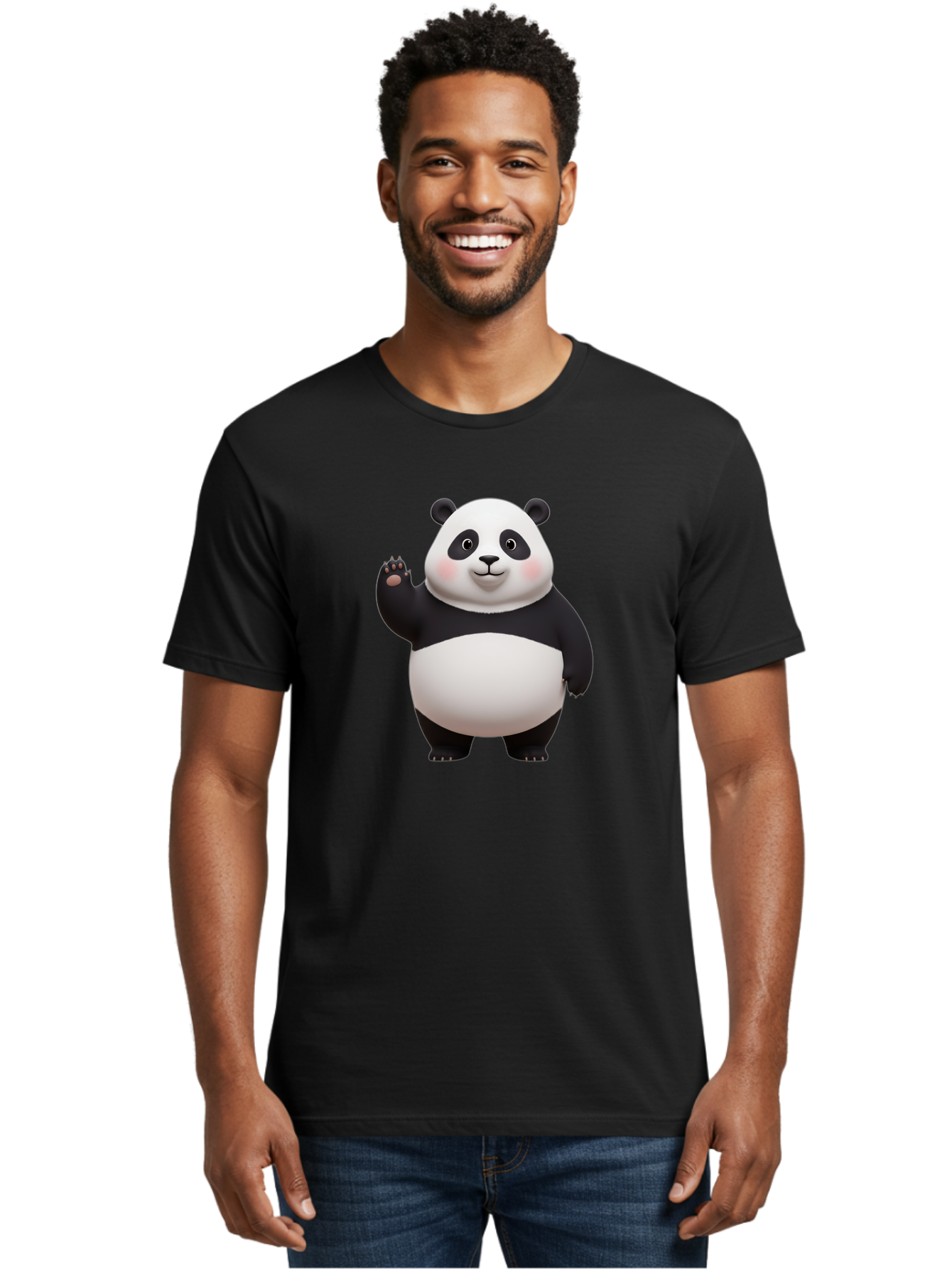Panda Men'S Graphic Tee, 100% Cotton, Comfortable Casual Summer Wear, Machine Washable, Vintage Camera, Old Camera, Antique Camera, Black Camera, Classic Photography, Photography Equipment, Nostalgic Device, Film Camera, Camera Art Ban043
