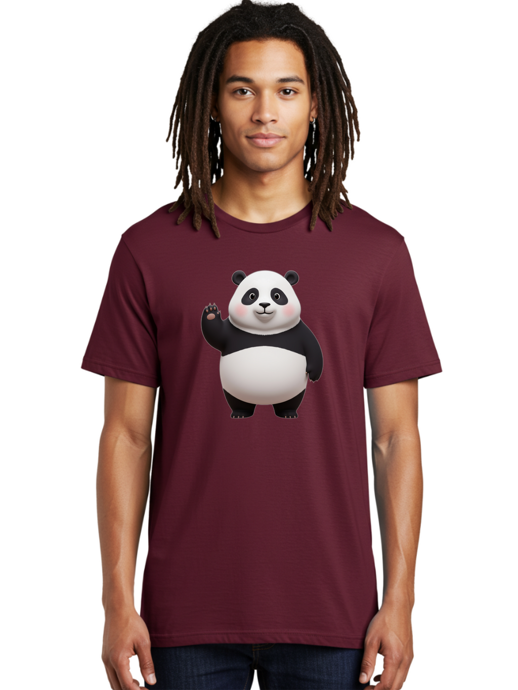 Panda Men'S Graphic Tee, 100% Cotton, Comfortable Casual Summer Wear, Machine Washable, Vintage Camera, Old Camera, Antique Camera, Black Camera, Classic Photography, Photography Equipment, Nostalgic Device, Film Camera, Camera Art Ban043