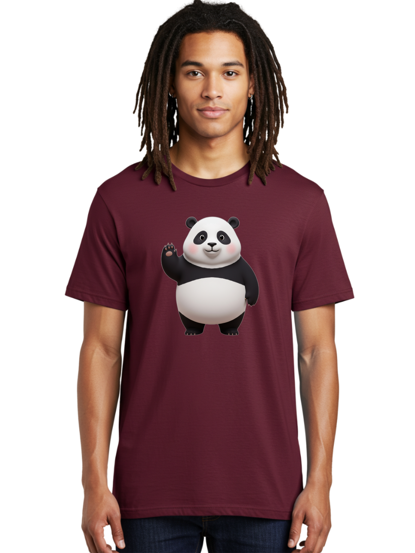 Panda Men'S Graphic Tee, 100% Cotton, Comfortable Casual Summer Wear, Machine Washable, Vintage Camera, Old Camera, Antique Camera, Black Camera, Classic Photography, Photography Equipment, Nostalgic Device, Film Camera, Camera Art Ban043
