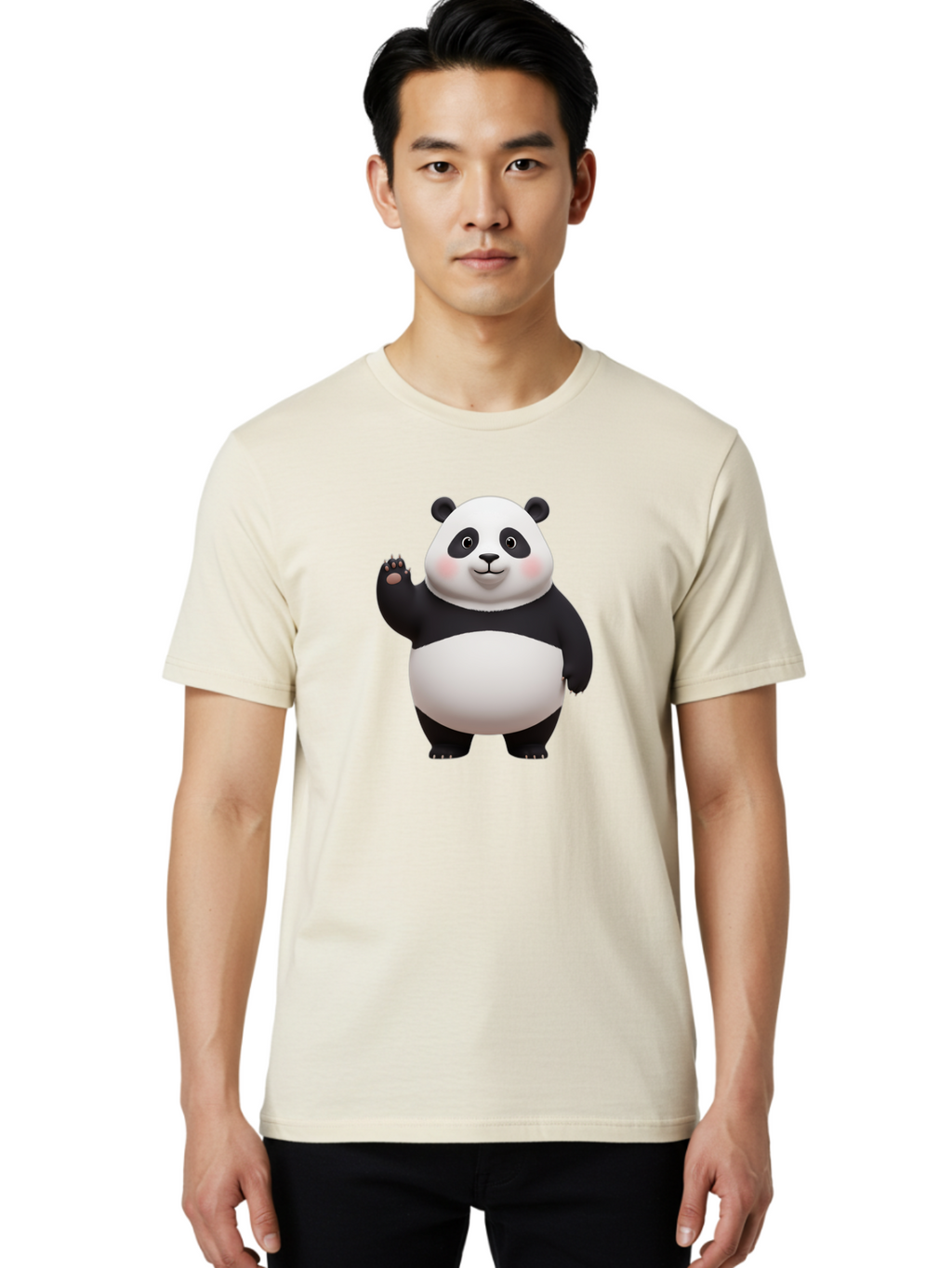 Panda Men'S Graphic Tee, 100% Cotton, Comfortable Casual Summer Wear, Machine Washable, Vintage Camera, Old Camera, Antique Camera, Black Camera, Classic Photography, Photography Equipment, Nostalgic Device, Film Camera, Camera Art Ban043