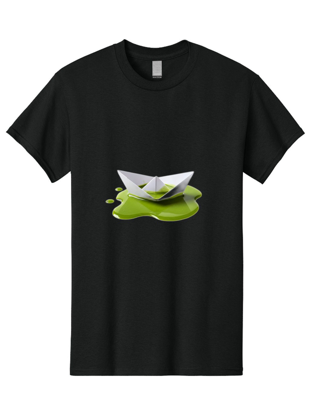 Paper-Boat-Sinking Men'S Graphic Tee, 100% Cotton, Comfortable Casual Summer Wear, Machine Washable, Vintage Camera, Old Camera, Antique Camera, Black Camera, Classic Photography, Photography Equipment, Nostalgic Device, Film Camera, Ban045