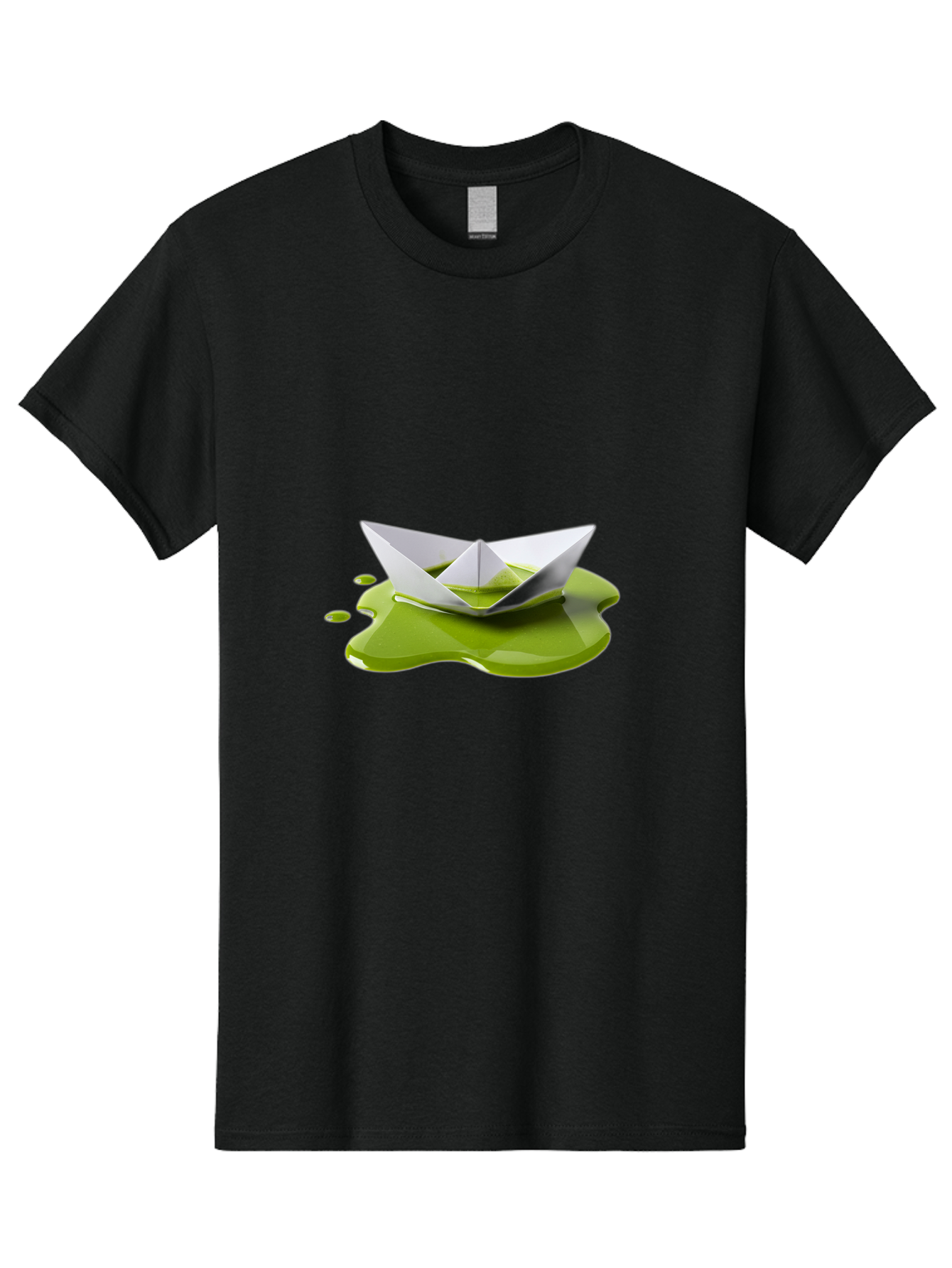 Paper-Boat-Sinking Men'S Graphic Tee, 100% Cotton, Comfortable Casual Summer Wear, Machine Washable, Vintage Camera, Old Camera, Antique Camera, Black Camera, Classic Photography, Photography Equipment, Nostalgic Device, Film Camera, Ban045