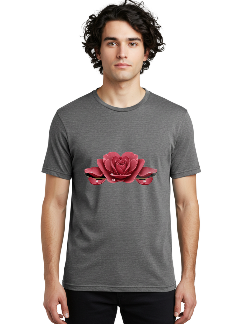 Paper-Flower-With-Pearls Men'S Graphic Tee, 100% Cotton, Comfortable Casual Summer Wear, Machine Washable, Vintage Camera, Old Camera, Antique Camera, Black Camera, Classic Photography, Photography Equipment, Nostalgic Device, Film Camera, Ban047