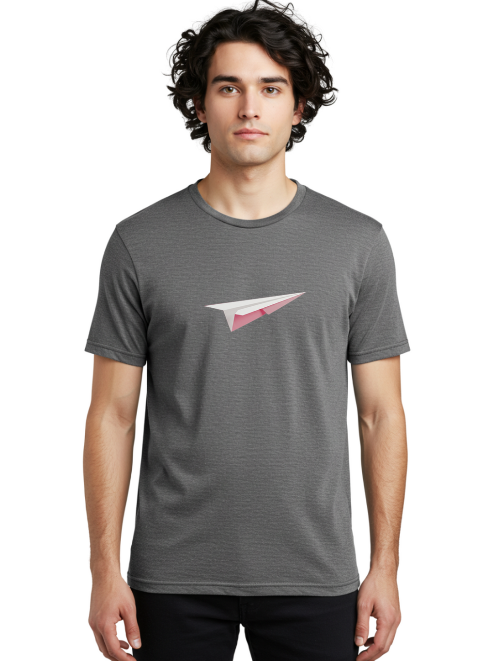 Paper-Plane Men'S Graphic Tee, 100% Cotton, Comfortable Casual Summer Wear, Machine Washable, Vintage Camera, Old Camera, Antique Camera, Black Camera, Classic Photography, Photography Equipment, Nostalgic Device, Film Camera, Camera Art Ban048