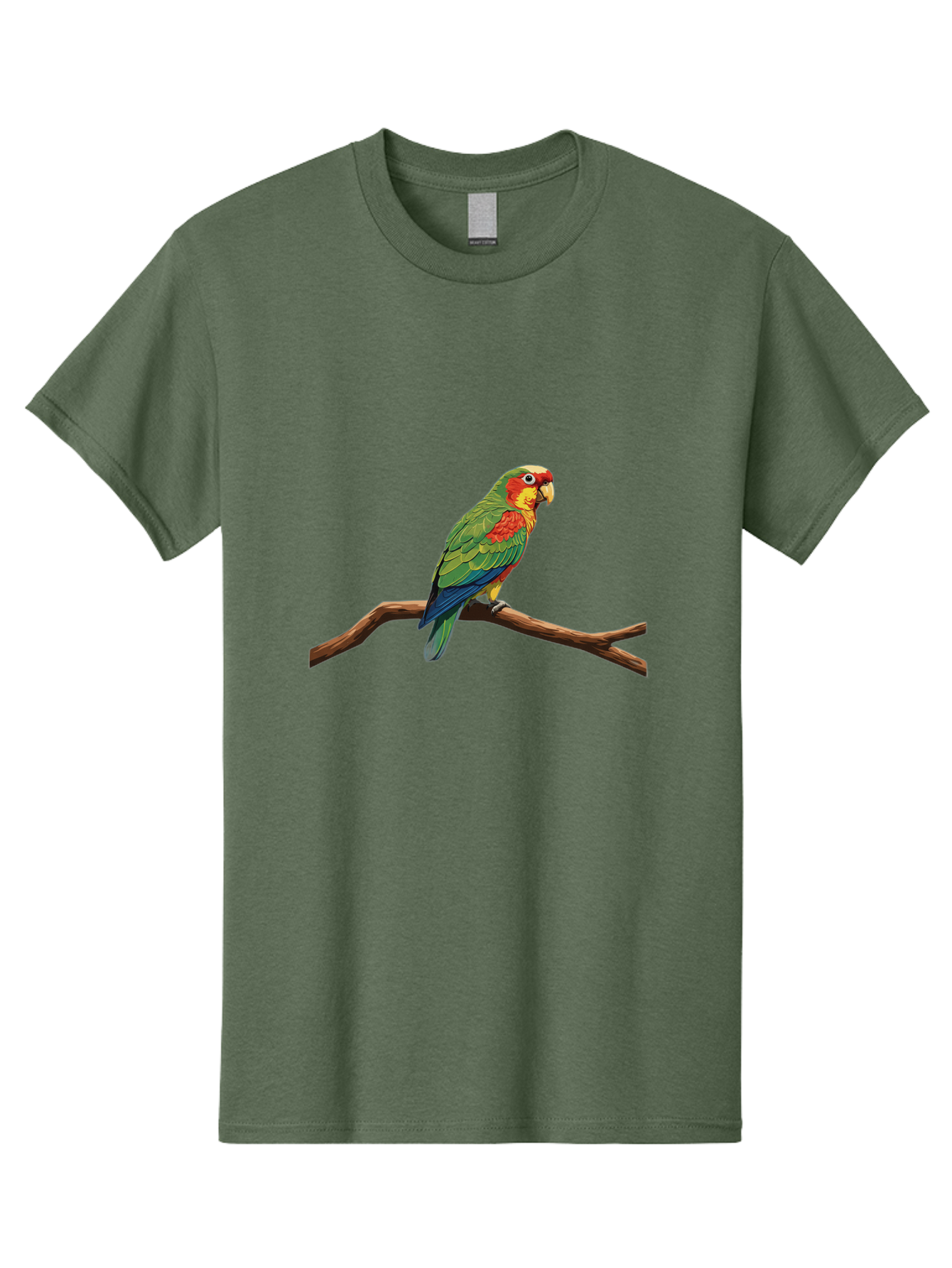 Parrot-On-Branch Men'S Graphic Tee, 100% Cotton, Comfortable Casual Summer Wear, Machine Washable, Vintage Camera, Old Camera, Antique Camera, Black Camera, Classic Photography, Photography Equipment, Nostalgic Device, Film Camera, Camera Art Ban051