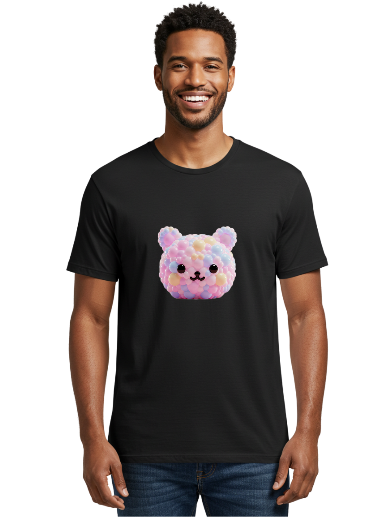 Pastel-Bear Men'S Graphic Tee, 100% Cotton, Comfortable Casual Summer Wear, Machine Washable, Vintage Camera, Old Camera, Antique Camera, Black Camera, Classic Photography, Photography Equipment, Nostalgic Device, Film Camera, Camera Art Ban053