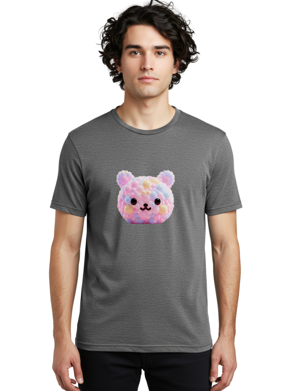 Pastel-Bear Men'S Graphic Tee, 100% Cotton, Comfortable Casual Summer Wear, Machine Washable, Vintage Camera, Old Camera, Antique Camera, Black Camera, Classic Photography, Photography Equipment, Nostalgic Device, Film Camera, Camera Art Ban053