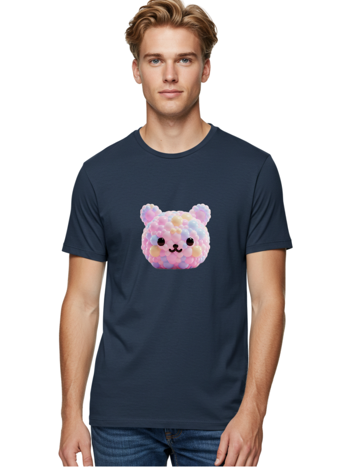 Pastel-Bear Men'S Graphic Tee, 100% Cotton, Comfortable Casual Summer Wear, Machine Washable, Vintage Camera, Old Camera, Antique Camera, Black Camera, Classic Photography, Photography Equipment, Nostalgic Device, Film Camera, Camera Art Ban053