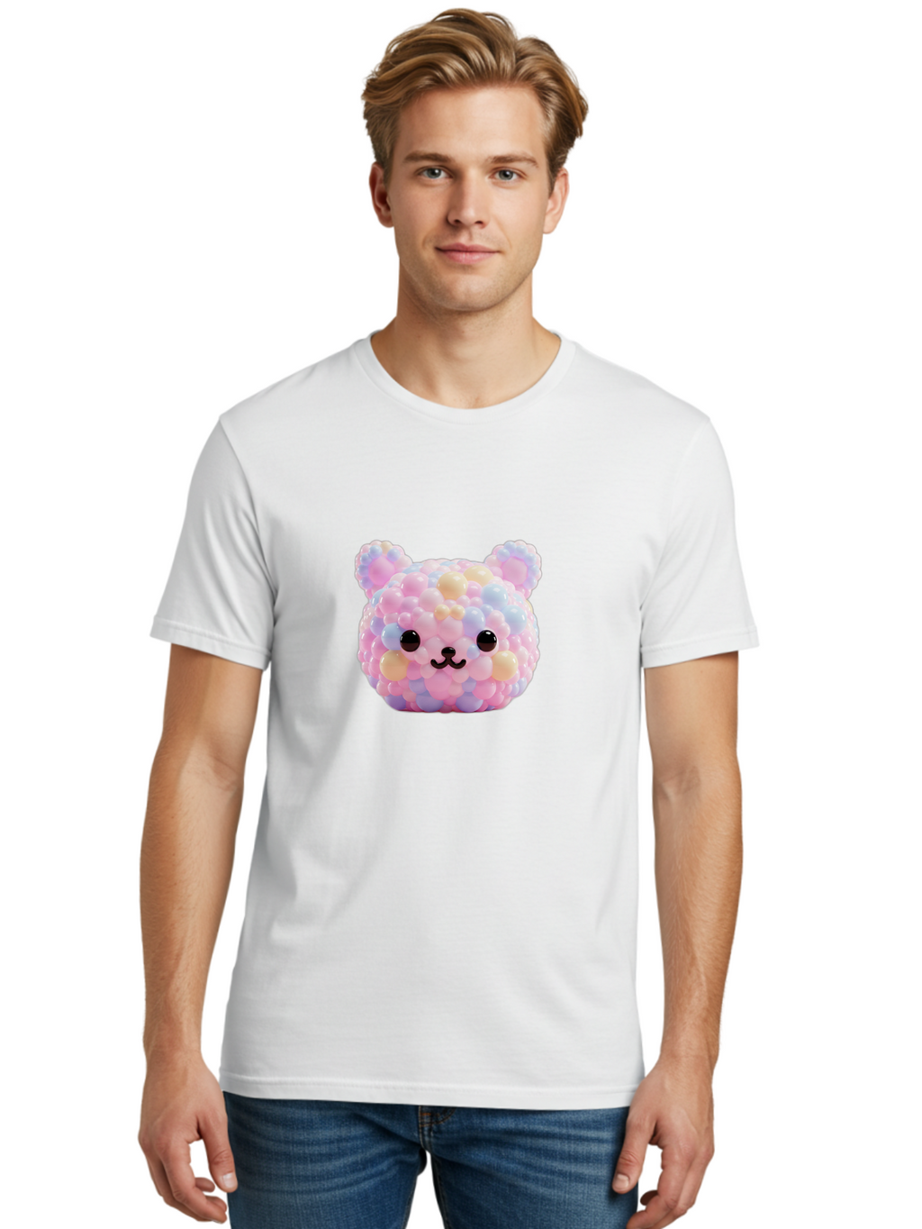 Pastel-Bear Men'S Graphic Tee, 100% Cotton, Comfortable Casual Summer Wear, Machine Washable, Vintage Camera, Old Camera, Antique Camera, Black Camera, Classic Photography, Photography Equipment, Nostalgic Device, Film Camera, Camera Art Ban053