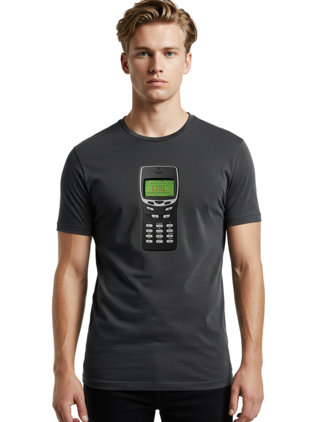 Pda-With-Lol-On-Screen Men'S Graphic Tee, 100% Cotton, Comfortable Casual Summer Wear, Machine Washable, Vintage Camera, Old Camera, Antique Camera, Black Camera, Classic Photography, Photography Equipment, Nostalgic Device, Film Camera, Ban057