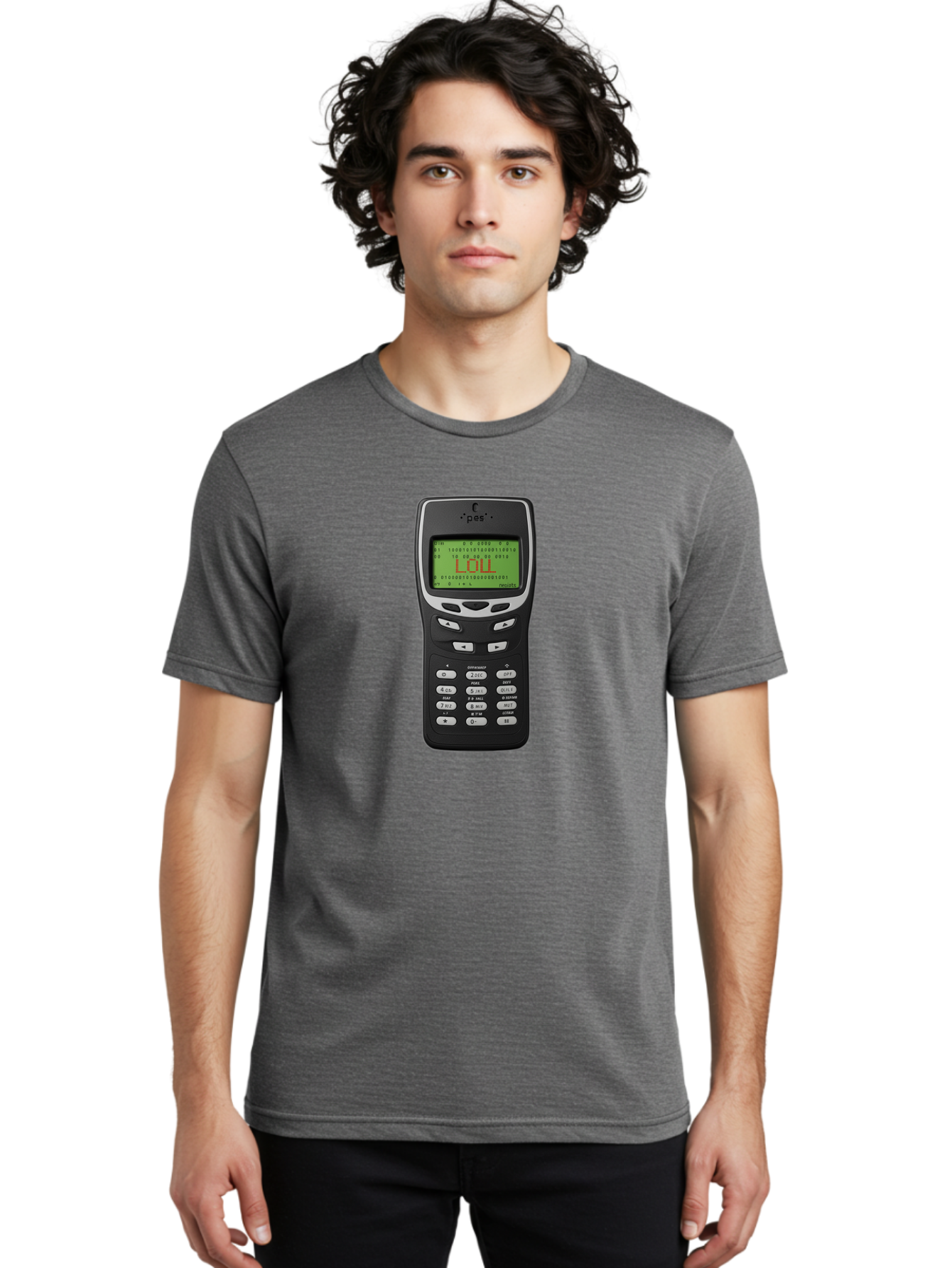 Pda-With-Lol-On-Screen Men'S Graphic Tee, 100% Cotton, Comfortable Casual Summer Wear, Machine Washable, Vintage Camera, Old Camera, Antique Camera, Black Camera, Classic Photography, Photography Equipment, Nostalgic Device, Film Camera, Ban057