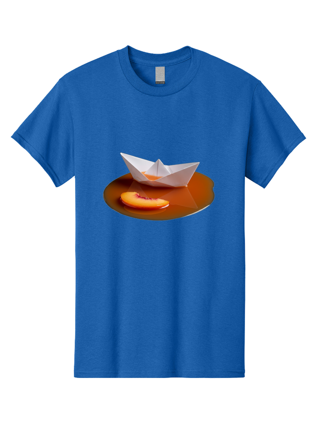 Peach-Slice-And-Paper-Boat Men'S Graphic Tee, 100% Cotton, Comfortable Casual Summer Wear, Machine Washable, Vintage Camera, Old Camera, Antique Camera, Black Camera, Classic Photography, Photography Equipment, Nostalgic Device, Film Camera, Ban058