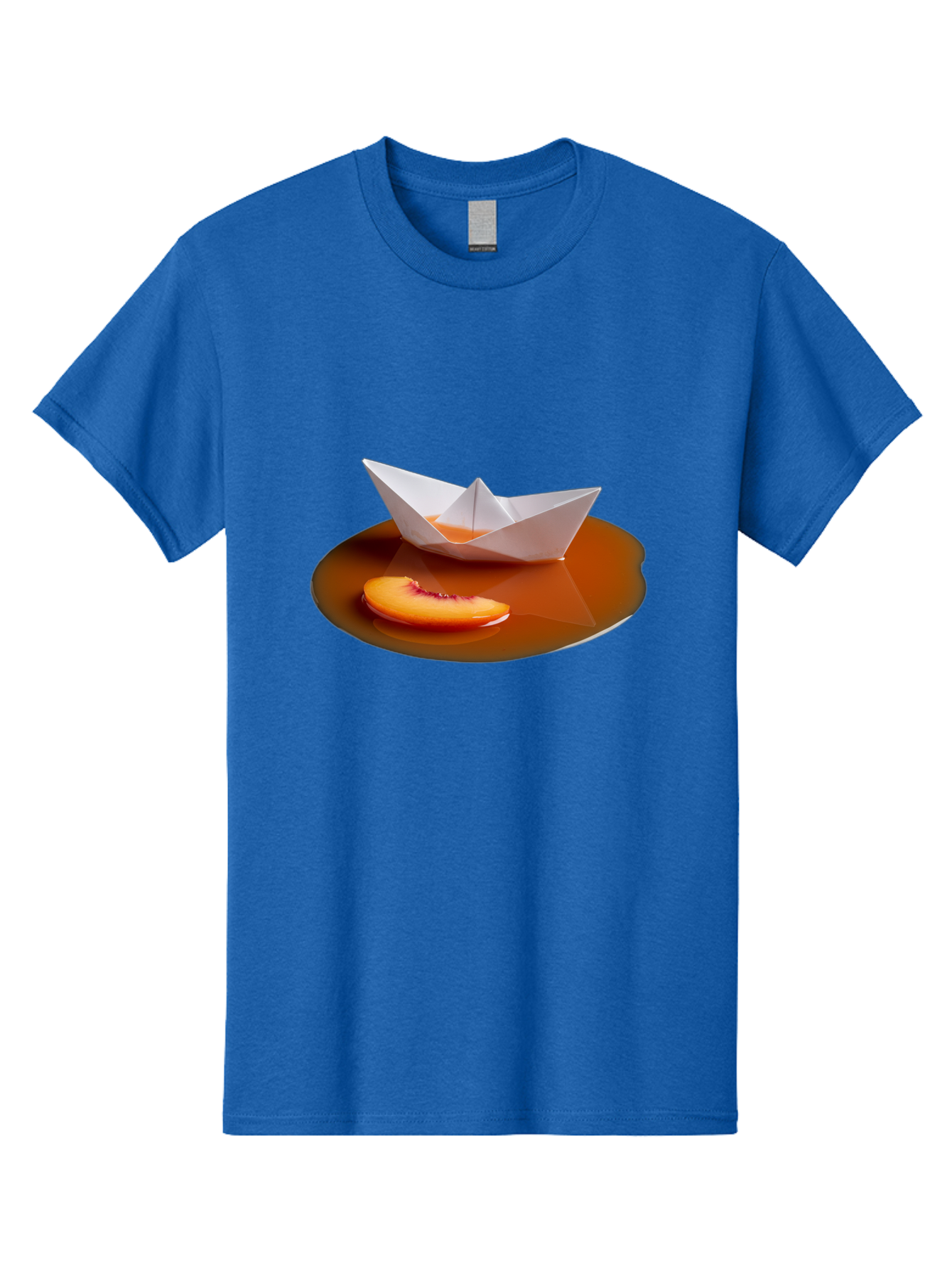 Peach-Slice-And-Paper-Boat Men'S Graphic Tee, 100% Cotton, Comfortable Casual Summer Wear, Machine Washable, Vintage Camera, Old Camera, Antique Camera, Black Camera, Classic Photography, Photography Equipment, Nostalgic Device, Film Camera, Ban058