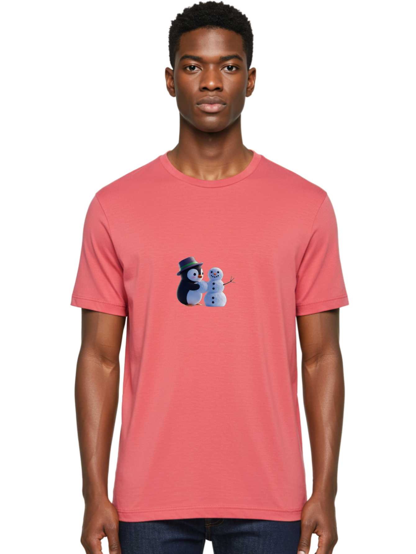 Penguin-And-Snowman Men'S Graphic Tee, 100% Cotton, Comfortable Casual Summer Wear, Machine Washable, Vintage Camera, Old Camera, Antique Camera, Black Camera, Classic Photography, Photography Equipment, Nostalgic Device, Film Camera, Ban065