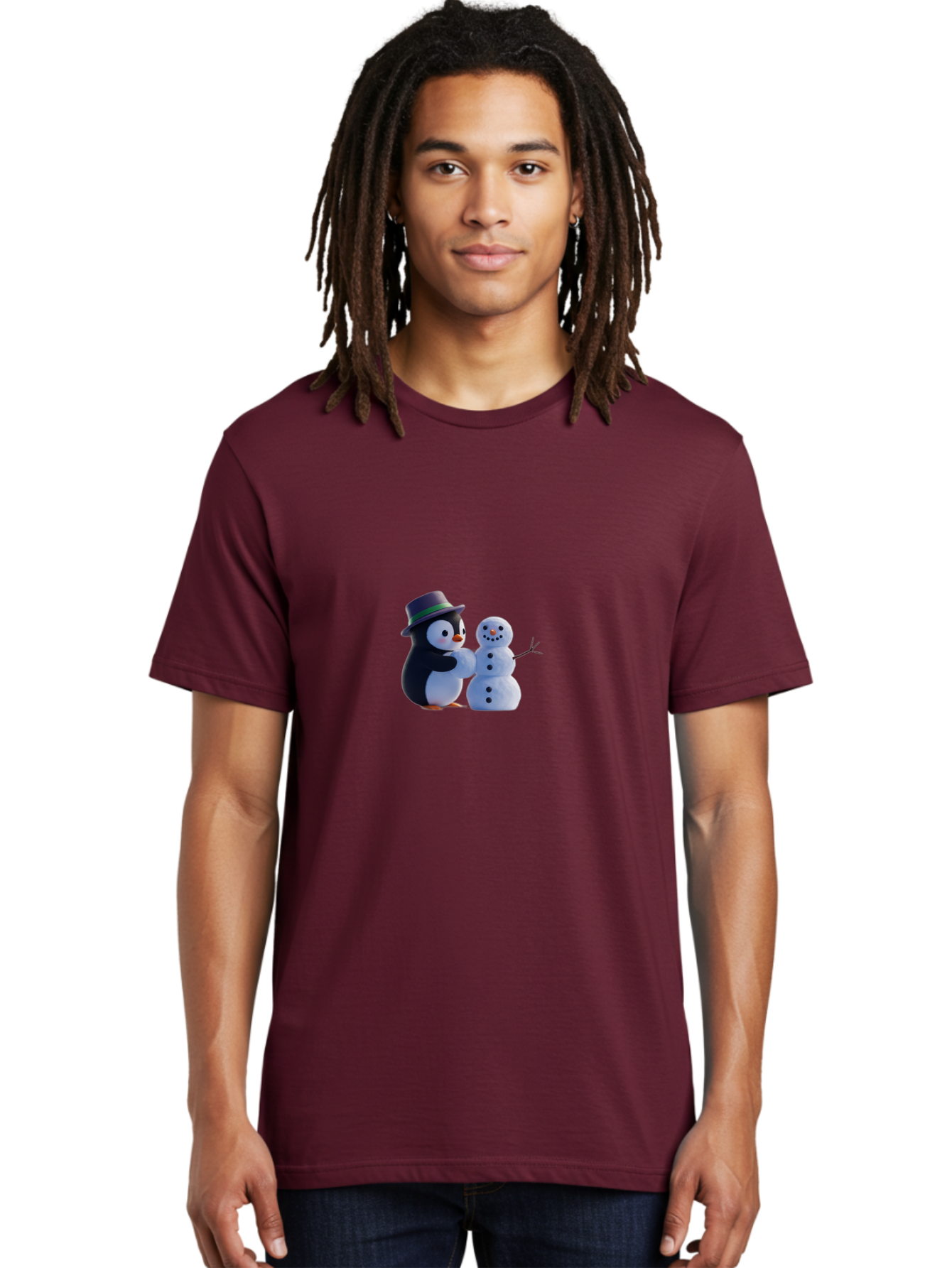 Penguin-And-Snowman Men'S Graphic Tee, 100% Cotton, Comfortable Casual Summer Wear, Machine Washable, Vintage Camera, Old Camera, Antique Camera, Black Camera, Classic Photography, Photography Equipment, Nostalgic Device, Film Camera, Ban065
