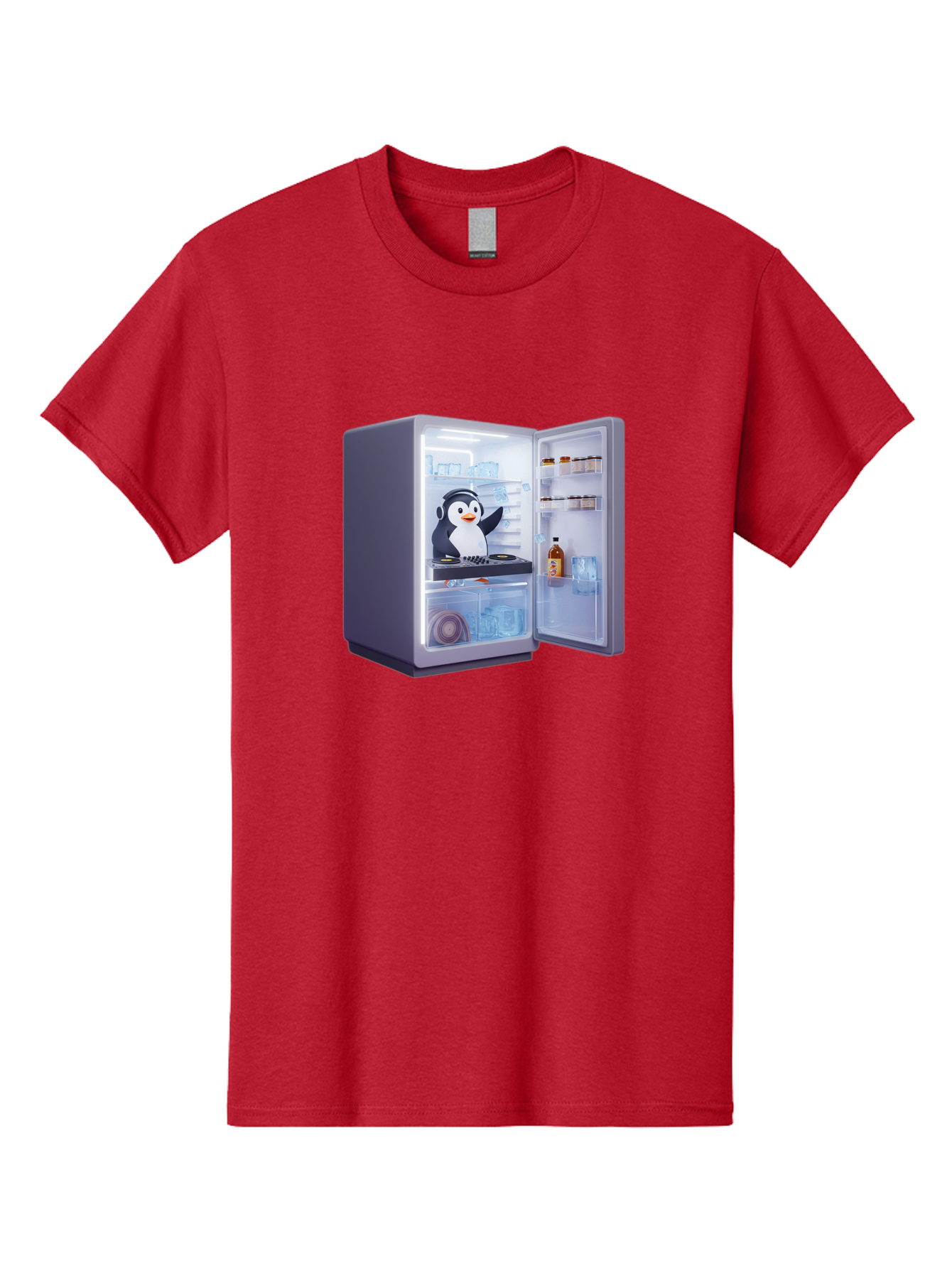 Penguin-Dj Men'S Graphic Tee, 100% Cotton, Comfortable Casual Summer Wear, Machine Washable, Vintage Camera, Old Camera, Antique Camera, Black Camera, Classic Photography, Photography Equipment, Nostalgic Device, Film Camera, Camera Art Ban068