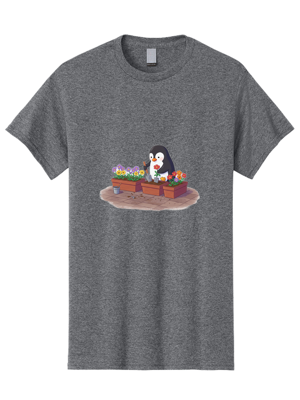 Penguin-Gardening Men'S Graphic Tee, 100% Cotton, Comfortable Casual Summer Wear, Machine Washable, Vintage Camera, Old Camera, Antique Camera, Black Camera, Classic Photography, Photography Equipment, Nostalgic Device, Film Camera, Camera Art Ban070
