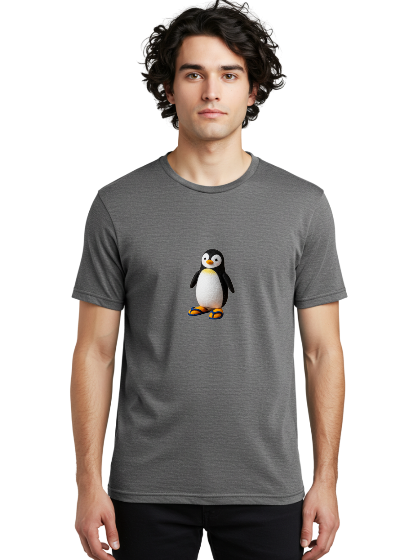 Penguin-In-Flip-Flops Men'S Graphic Tee, 100% Cotton, Comfortable Casual Summer Wear, Machine Washable, Vintage Camera, Old Camera, Antique Camera, Black Camera, Classic Photography, Photography Equipment, Nostalgic Device, Film Camera, Ban072