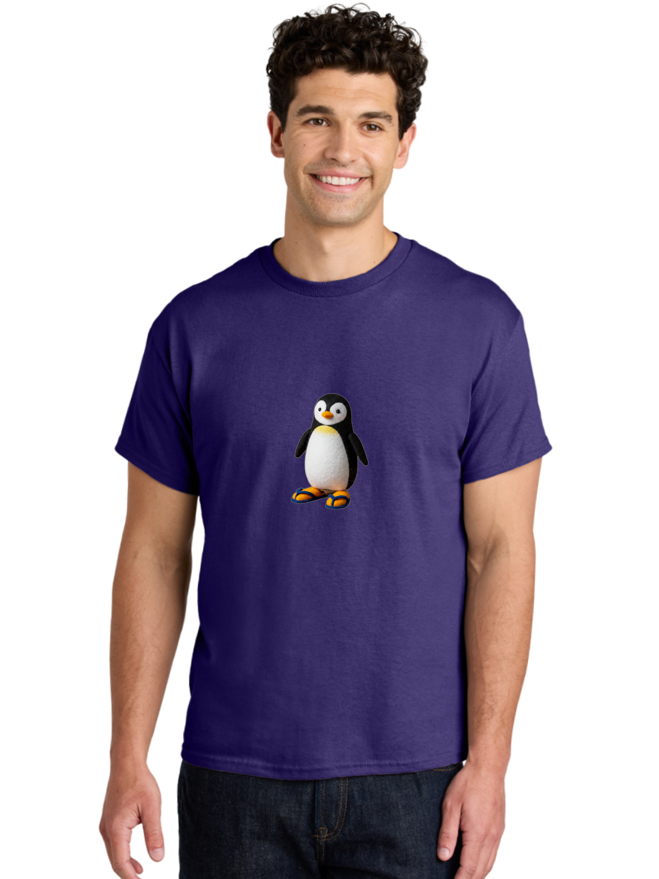 Penguin-In-Flip-Flops Men'S Graphic Tee, 100% Cotton, Comfortable Casual Summer Wear, Machine Washable, Vintage Camera, Old Camera, Antique Camera, Black Camera, Classic Photography, Photography Equipment, Nostalgic Device, Film Camera, Ban072
