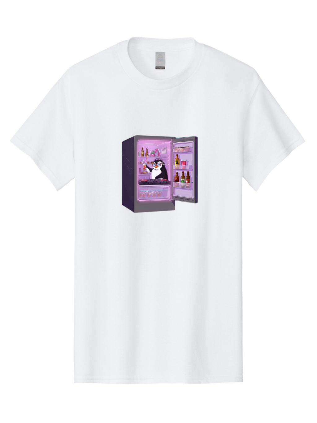 Penguin-In-Fridge Men'S Graphic Tee, 100% Cotton, Comfortable Casual Summer Wear, Machine Washable, Vintage Camera, Old Camera, Antique Camera, Black Camera, Classic Photography, Photography Equipment, Nostalgic Device, Film Camera, Camera Art Ban073