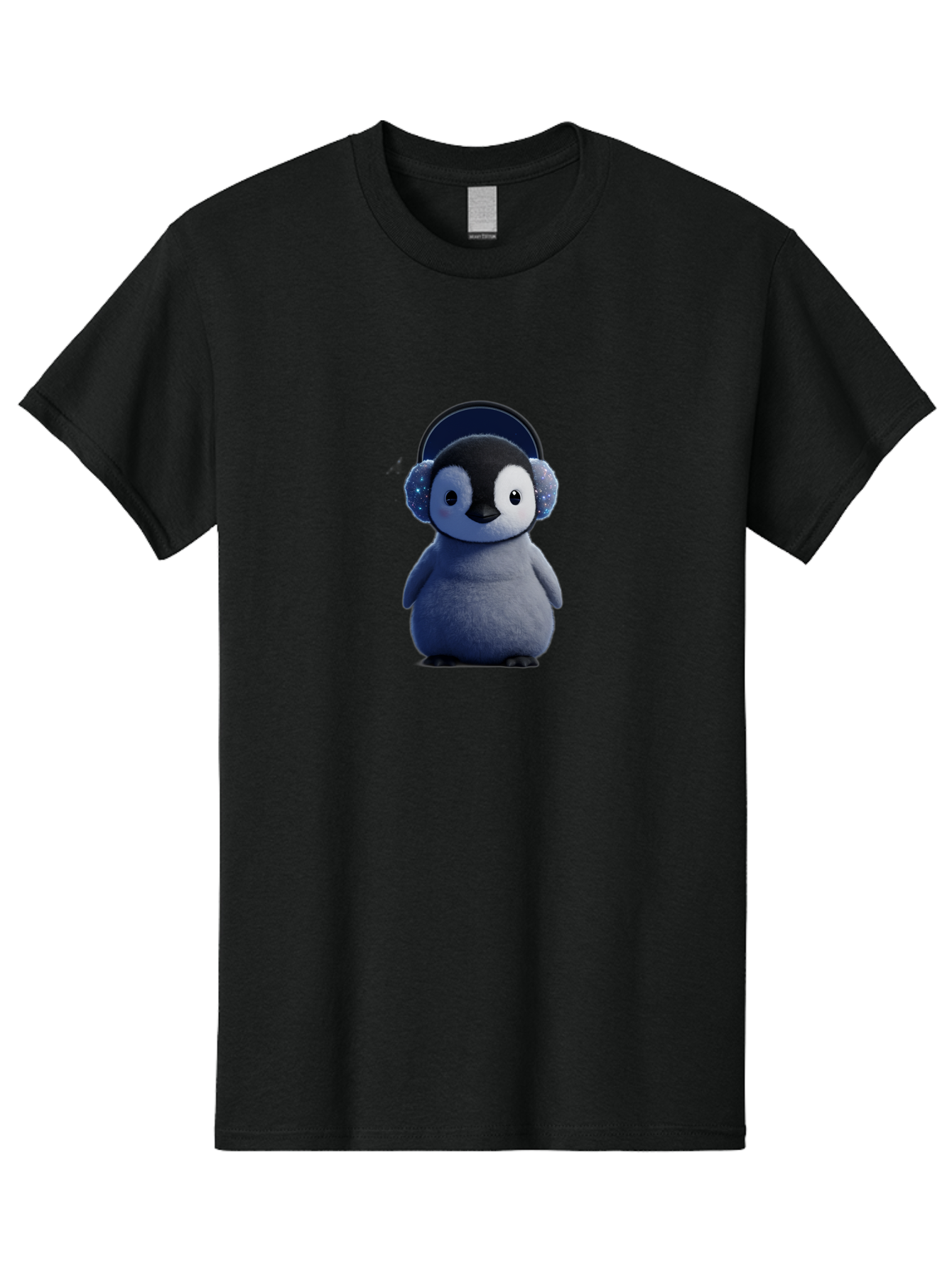Penguin-In-Headphones Men'S Graphic Tee, 100% Cotton, Comfortable Casual Summer Wear, Machine Washable, Vintage Camera, Old Camera, Antique Camera, Black Camera, Classic Photography, Photography Equipment, Nostalgic Device, Film Camera, Ban076