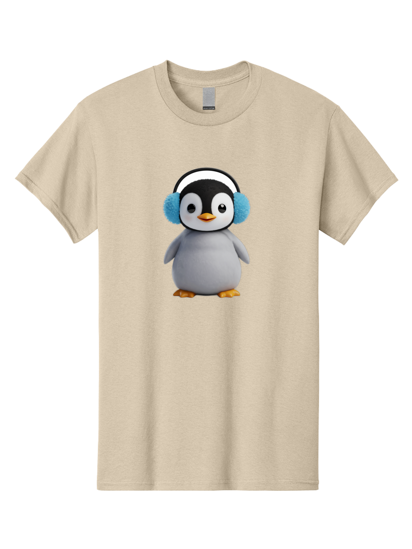 Penguin-Wearing-Earmuffs Men'S Graphic Tee, 100% Cotton, Comfortable Casual Summer Wear, Machine Washable, Vintage Camera, Old Camera, Antique Camera, Black Camera, Classic Photography, Photography Equipment, Nostalgic Device, Film Camera, Ban080