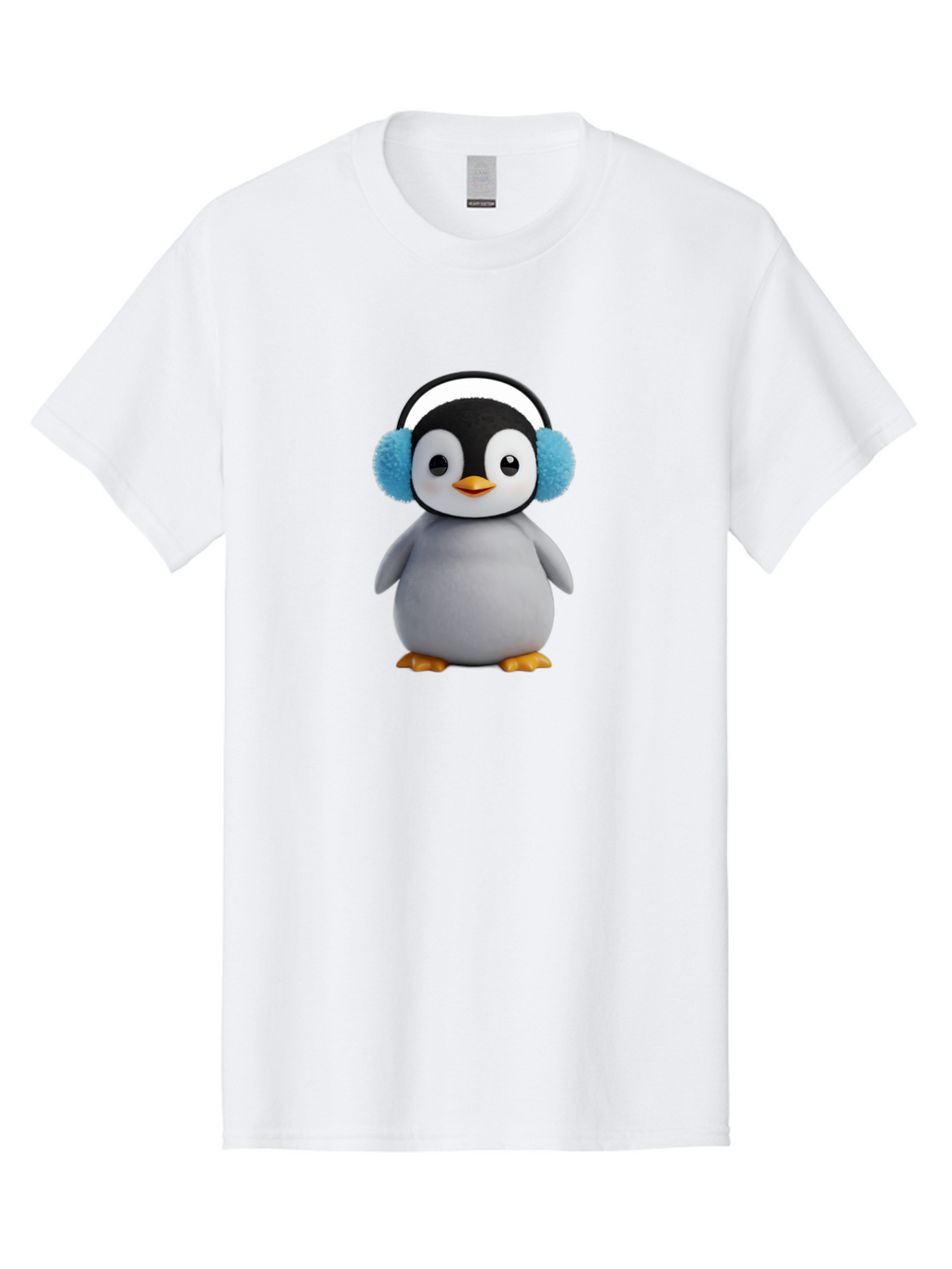 Penguin-Wearing-Earmuffs Men'S Graphic Tee, 100% Cotton, Comfortable Casual Summer Wear, Machine Washable, Vintage Camera, Old Camera, Antique Camera, Black Camera, Classic Photography, Photography Equipment, Nostalgic Device, Film Camera, Ban080