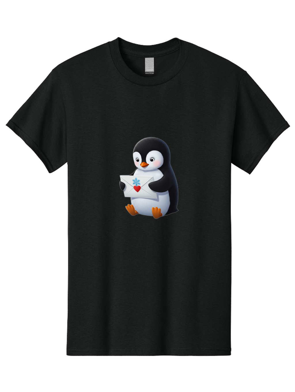 Penguin-With-Envelope Men'S Graphic Tee, 100% Cotton, Comfortable Casual Summer Wear, Machine Washable, Vintage Camera, Old Camera, Antique Camera, Black Camera, Classic Photography, Photography Equipment, Nostalgic Device, Film Camera, Ban083