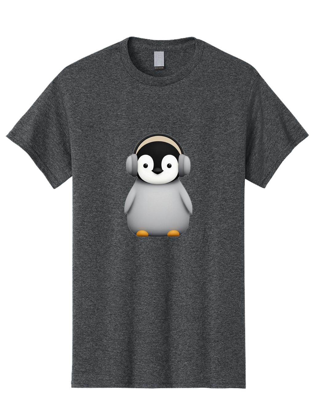 Penguin-With-Headphones-5 Men'S Graphic Tee, 100% Cotton, Comfortable Casual Summer Wear, Machine Washable, Vintage Camera, Old Camera, Antique Camera, Black Camera, Classic Photography, Photography Equipment, Nostalgic Device, Film Camera, Ban088