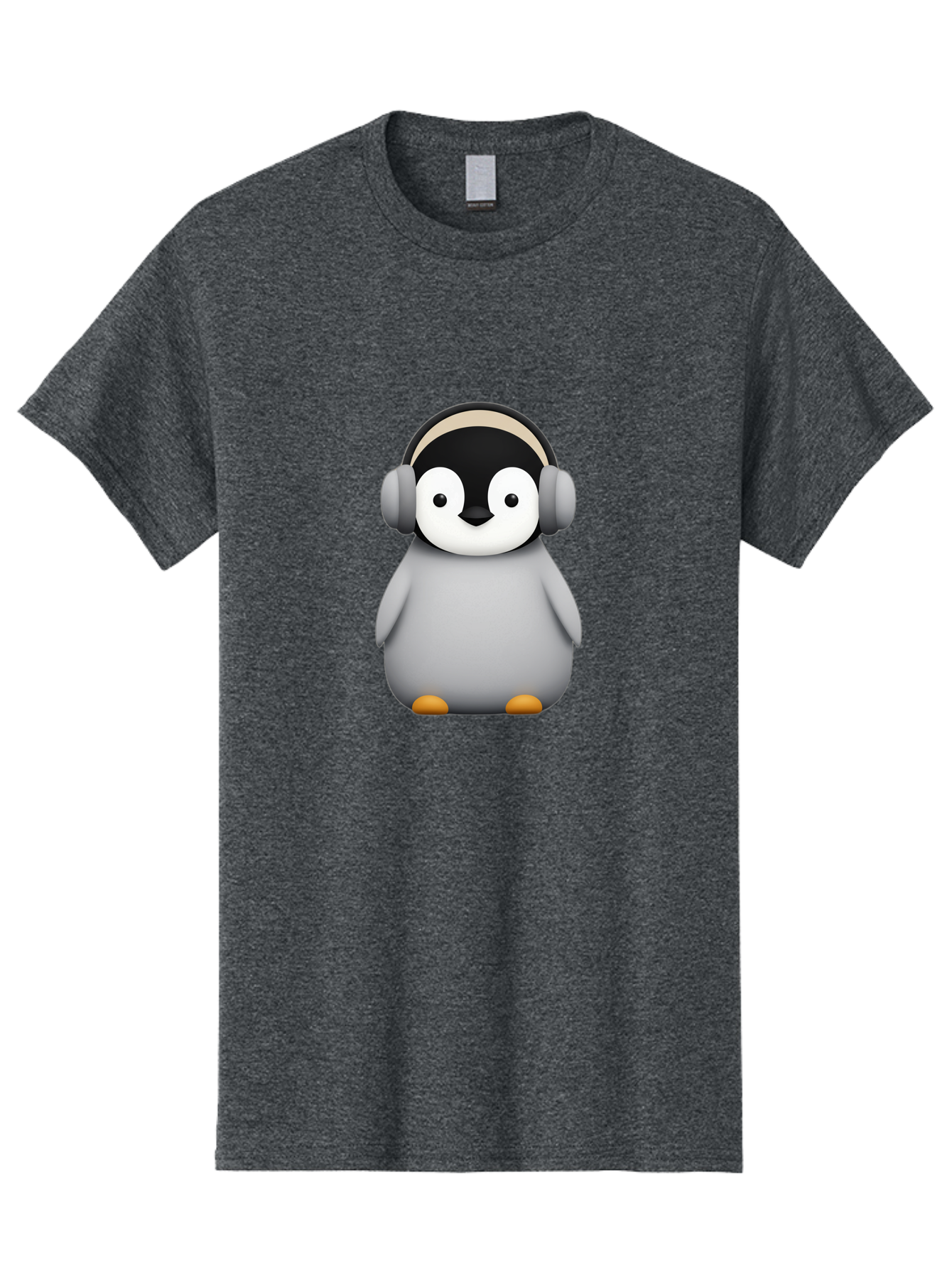 Penguin-With-Headphones-5 Men'S Graphic Tee, 100% Cotton, Comfortable Casual Summer Wear, Machine Washable, Vintage Camera, Old Camera, Antique Camera, Black Camera, Classic Photography, Photography Equipment, Nostalgic Device, Film Camera, Ban088