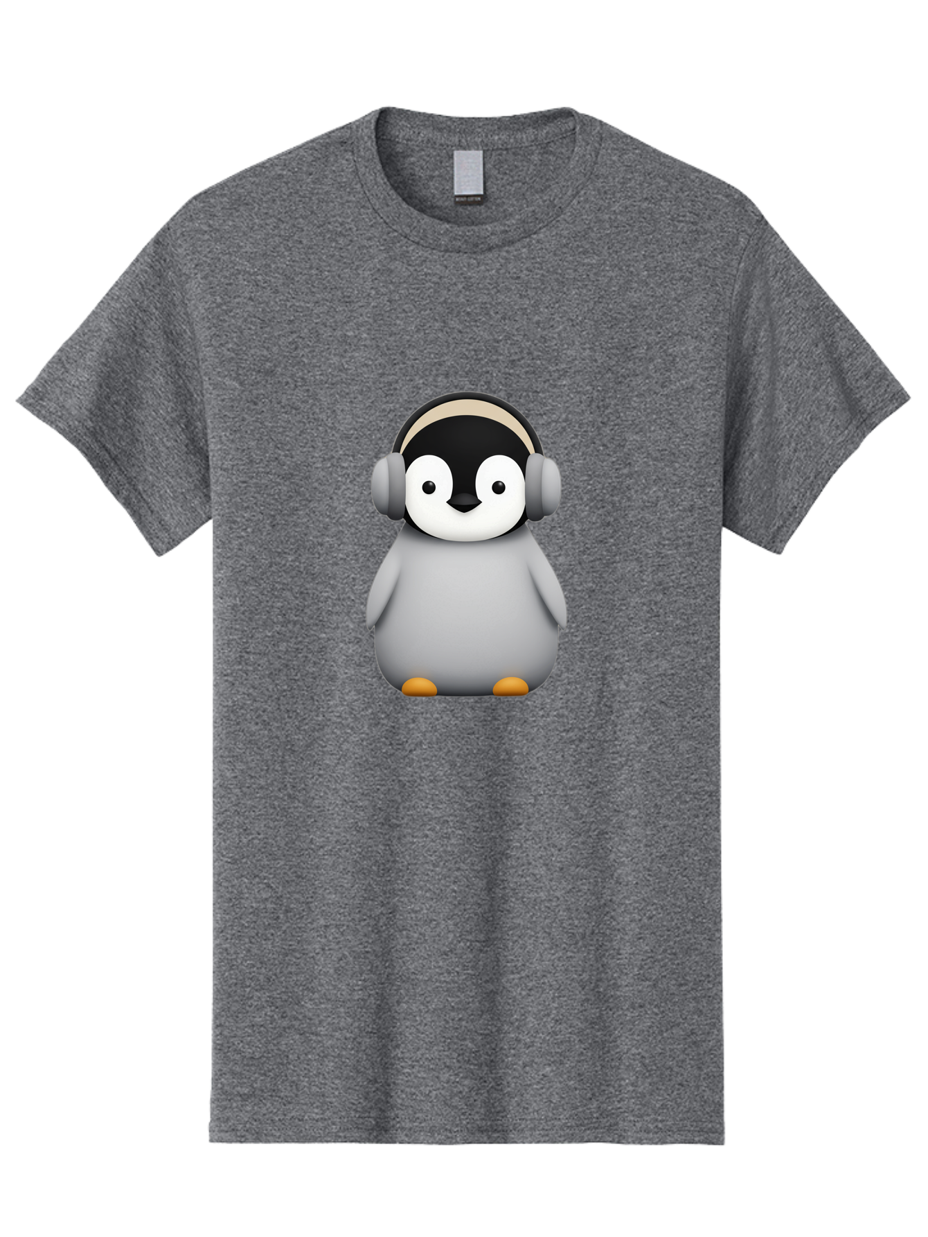 Penguin-With-Headphones-5 Men'S Graphic Tee, 100% Cotton, Comfortable Casual Summer Wear, Machine Washable, Vintage Camera, Old Camera, Antique Camera, Black Camera, Classic Photography, Photography Equipment, Nostalgic Device, Film Camera, Ban088