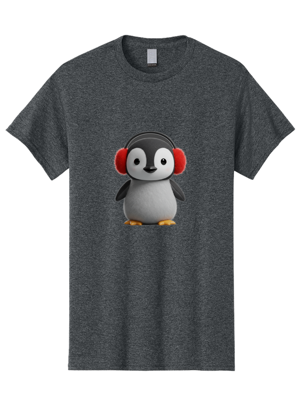 Penguin-With-Headphones Men'S Graphic Tee, 100% Cotton, Comfortable Casual Summer Wear, Machine Washable, Vintage Camera, Old Camera, Antique Camera, Black Camera, Classic Photography, Photography Equipment, Nostalgic Device, Film Camera, Ban089