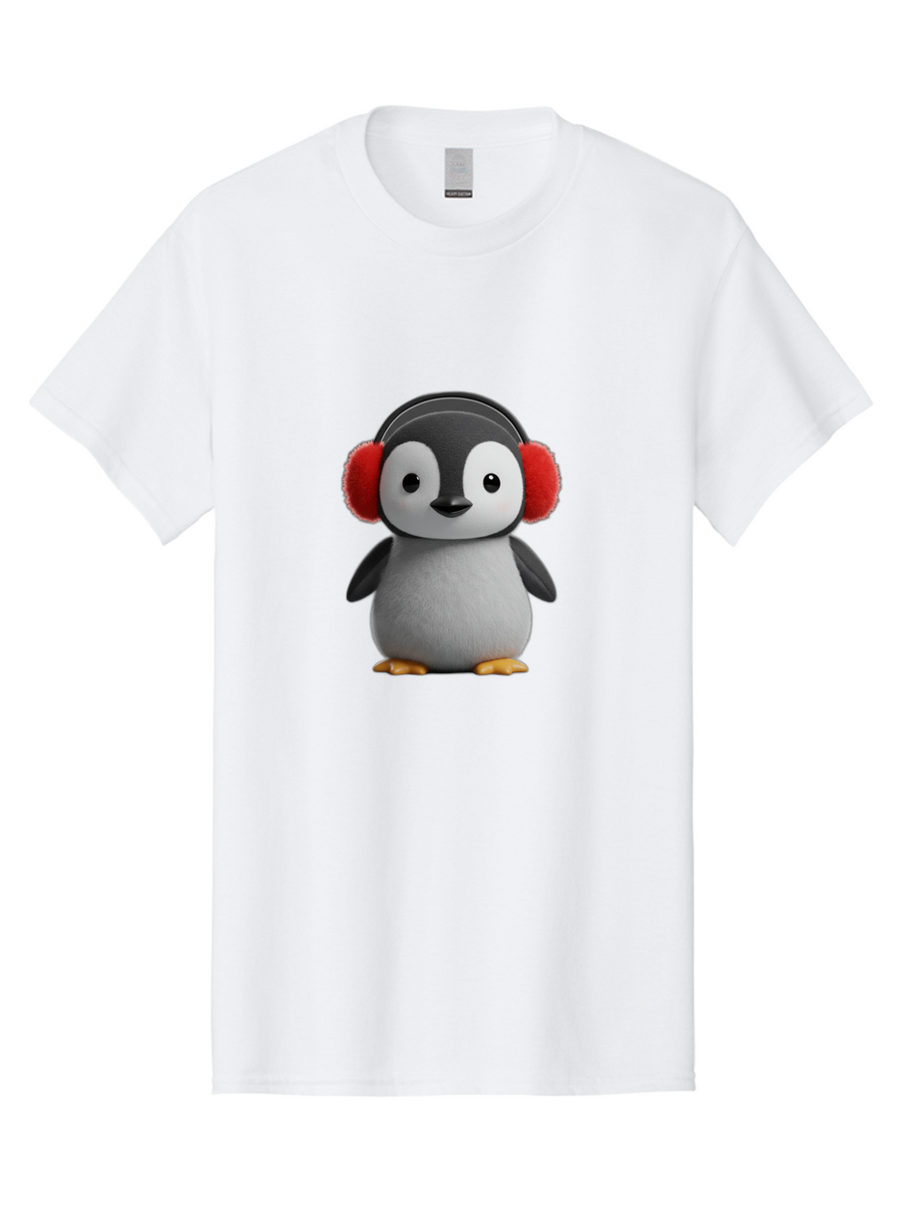 Penguin-With-Headphones Men'S Graphic Tee, 100% Cotton, Comfortable Casual Summer Wear, Machine Washable, Vintage Camera, Old Camera, Antique Camera, Black Camera, Classic Photography, Photography Equipment, Nostalgic Device, Film Camera, Ban089