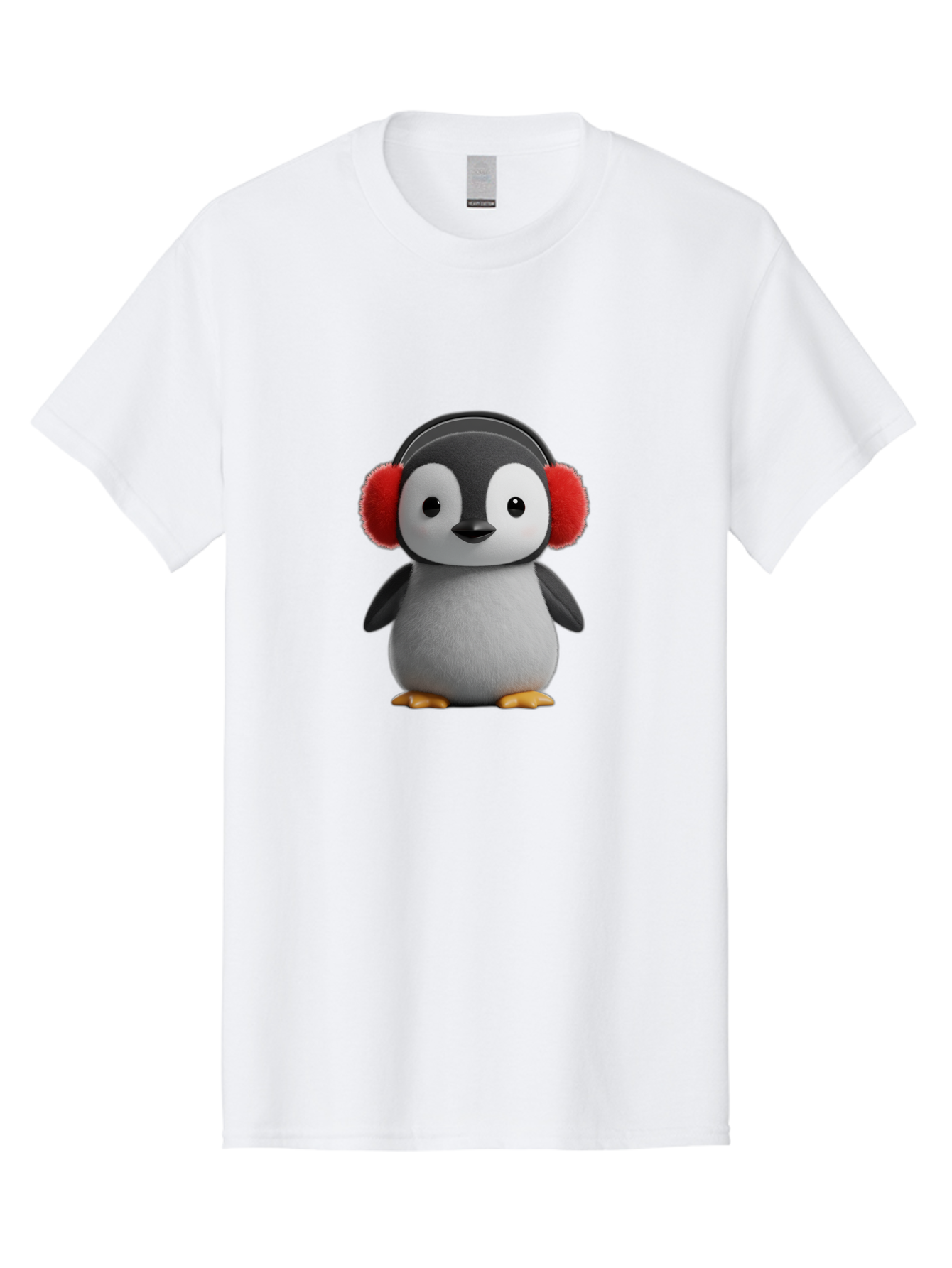 Penguin-With-Headphones Men'S Graphic Tee, 100% Cotton, Comfortable Casual Summer Wear, Machine Washable, Vintage Camera, Old Camera, Antique Camera, Black Camera, Classic Photography, Photography Equipment, Nostalgic Device, Film Camera, Ban089