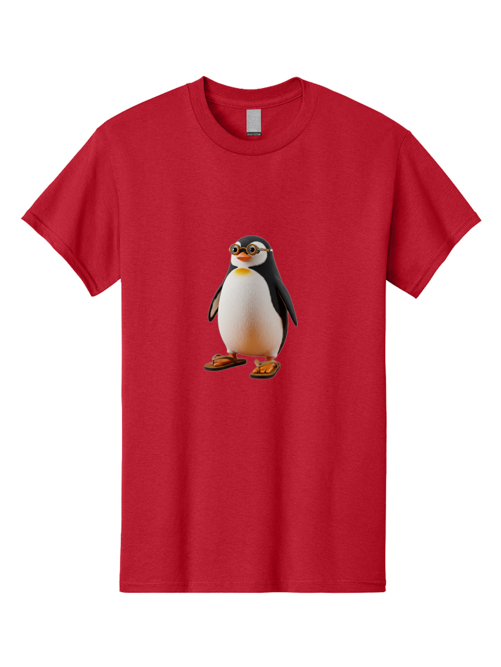 Penguin-With-Sunglasses-And-Flip-Flops Men'S Graphic Tee, 100% Cotton, Comfortable Casual Summer Wear, Machine Washable, Vintage Camera, Old Camera, Antique Camera, Black Camera, Classic Photography, Photography Equipment, Nostalgic Device, Ban091
