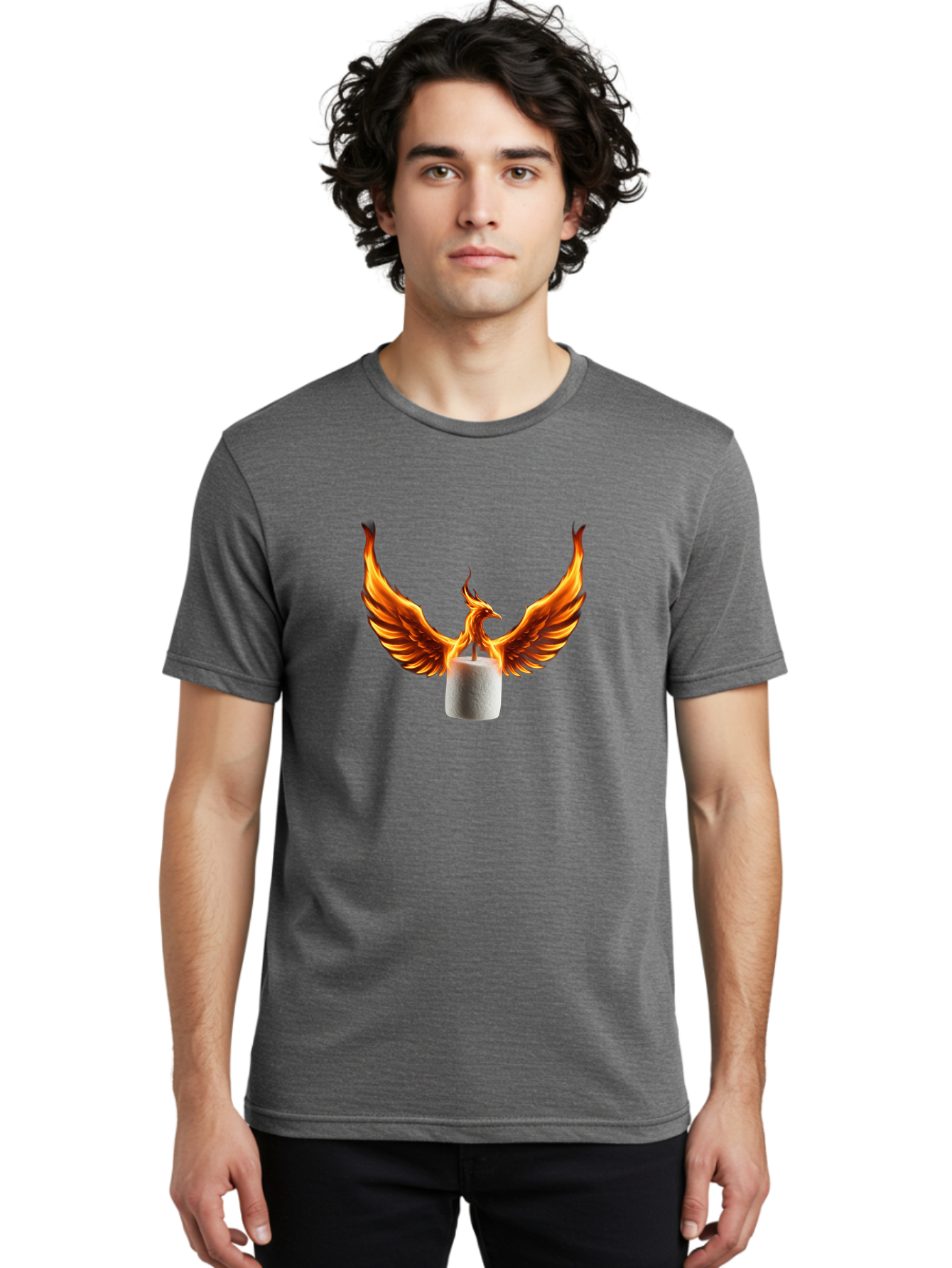 Phoenix-Toasting-Marshmallow Men'S Graphic Tee, 100% Cotton, Comfortable Casual Summer Wear, Machine Washable, Vintage Camera, Old Camera, Antique Camera, Black Camera, Classic Photography, Photography Equipment, Nostalgic Device, Film Camera, Ban099