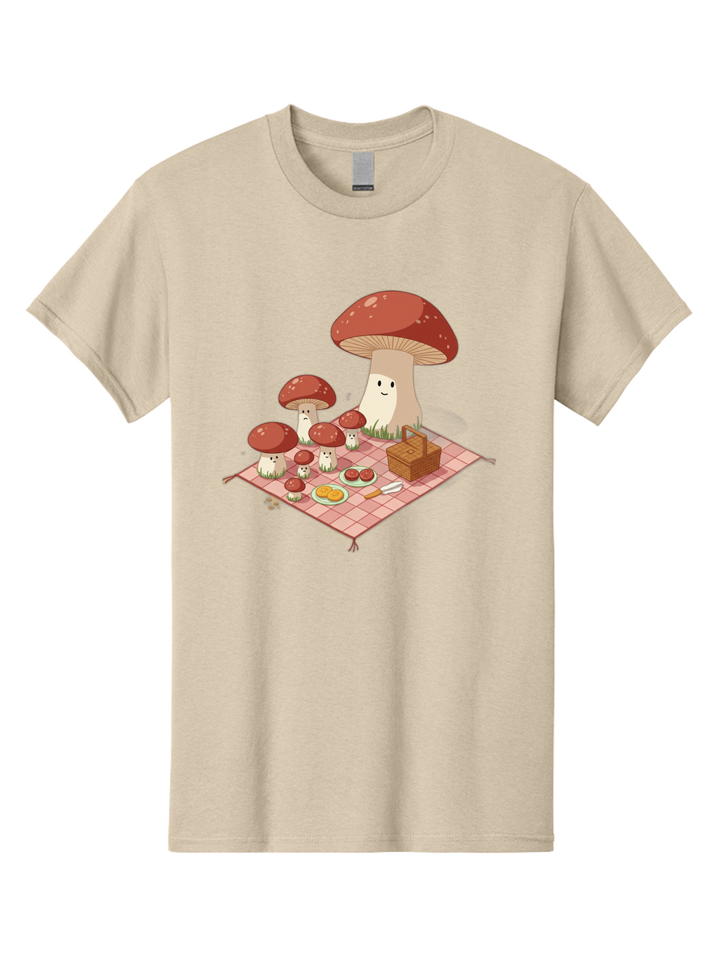 Picnic-Mushrooms Men'S Graphic Tee, 100% Cotton, Comfortable Casual Summer Wear, Machine Washable, Vintage Camera, Old Camera, Antique Camera, Black Camera, Classic Photography, Photography Equipment, Nostalgic Device, Film Camera, Camera Art Ban101