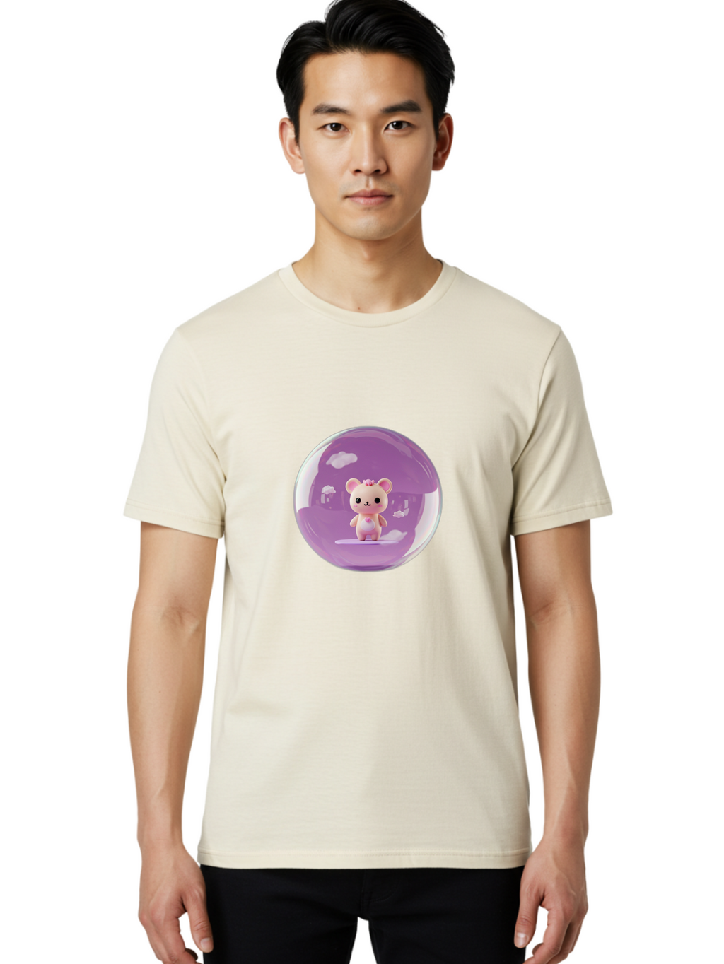 Pig-Inside-Crystal-Ball Men'S Graphic Tee, 100% Cotton, Comfortable Casual Summer Wear, Machine Washable, Vintage Camera, Old Camera, Antique Camera, Black Camera, Classic Photography, Photography Equipment, Nostalgic Device, Film Camera, Ban102