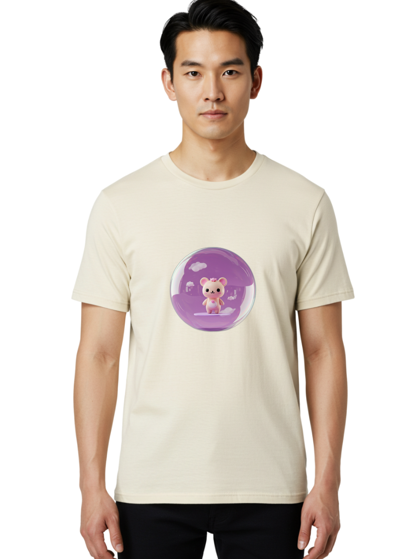 Pig-Inside-Crystal-Ball Men'S Graphic Tee, 100% Cotton, Comfortable Casual Summer Wear, Machine Washable, Vintage Camera, Old Camera, Antique Camera, Black Camera, Classic Photography, Photography Equipment, Nostalgic Device, Film Camera, Ban102