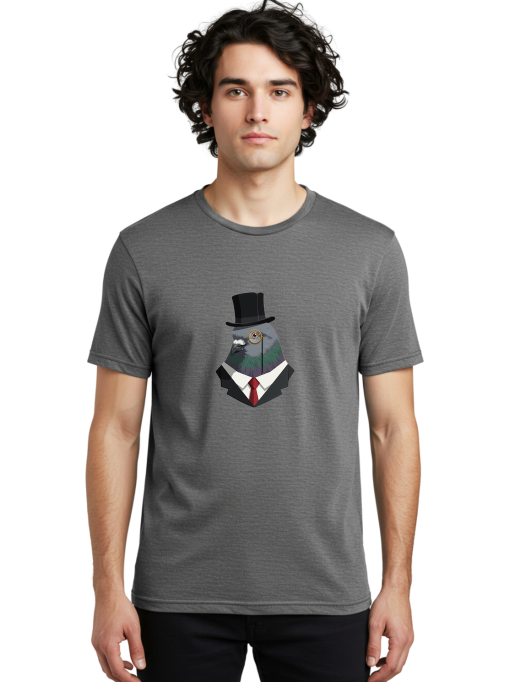 Pigeon-In-Suit Men'S Graphic Tee, 100% Cotton, Comfortable Casual Summer Wear, Machine Washable, Vintage Camera, Old Camera, Antique Camera, Black Camera, Classic Photography, Photography Equipment, Nostalgic Device, Film Camera, Camera Art Ban103