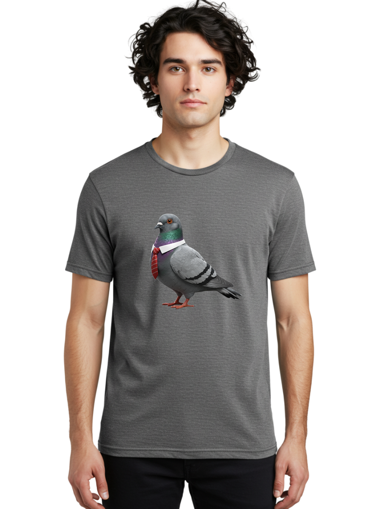 Pigeon-In-Tie Men'S Graphic Tee, 100% Cotton, Comfortable Casual Summer Wear, Machine Washable, Vintage Camera, Old Camera, Antique Camera, Black Camera, Classic Photography, Photography Equipment, Nostalgic Device, Film Camera, Camera Art Ban104