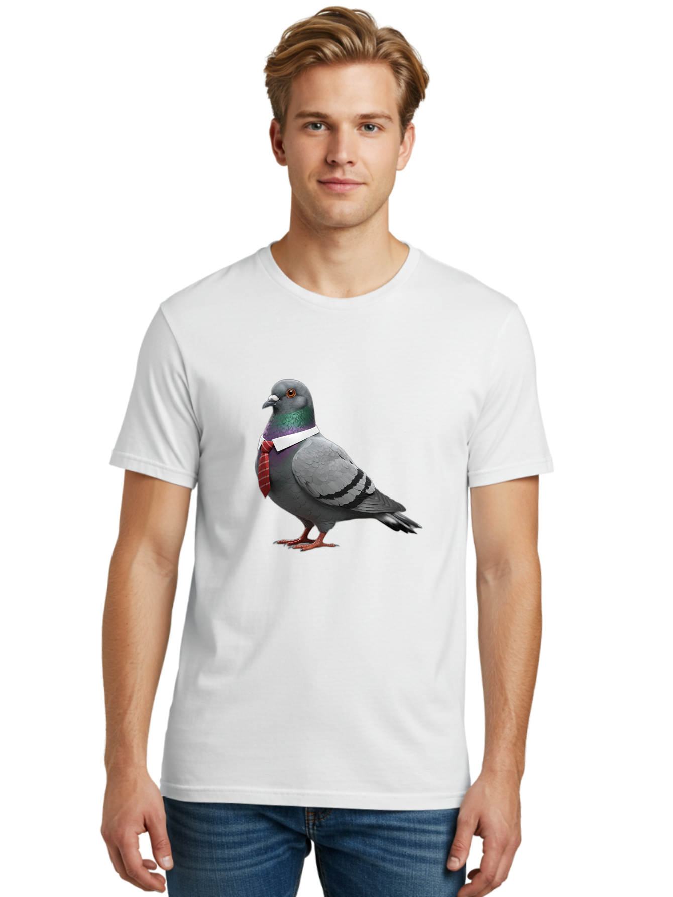 Pigeon-In-Tie Men'S Graphic Tee, 100% Cotton, Comfortable Casual Summer Wear, Machine Washable, Vintage Camera, Old Camera, Antique Camera, Black Camera, Classic Photography, Photography Equipment, Nostalgic Device, Film Camera, Camera Art Ban104