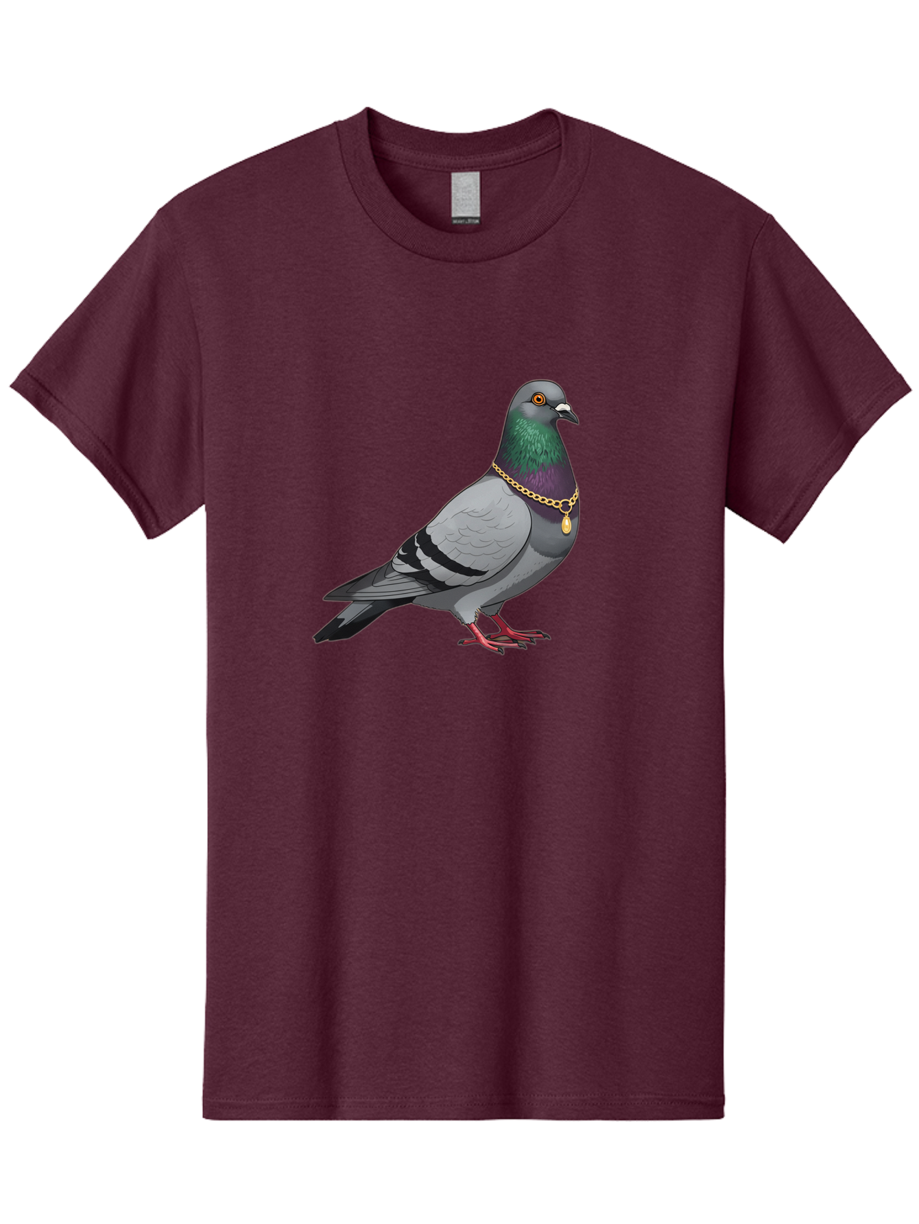 Pigeon-With-Gold-Chain Men'S Graphic Tee, 100% Cotton, Comfortable Casual Summer Wear, Machine Washable, Vintage Camera, Old Camera, Antique Camera, Black Camera, Classic Photography, Photography Equipment, Nostalgic Device, Film Camera, Ban107