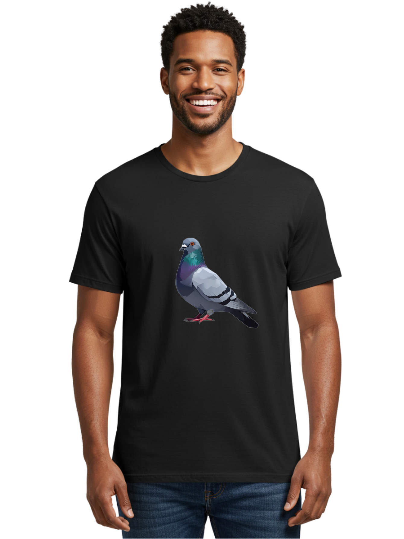 Pigeon Men'S Graphic Tee, 100% Cotton, Comfortable Casual Summer Wear, Machine Washable, Vintage Camera, Old Camera, Antique Camera, Black Camera, Classic Photography, Photography Equipment, Nostalgic Device, Film Camera, Camera Art Ban109