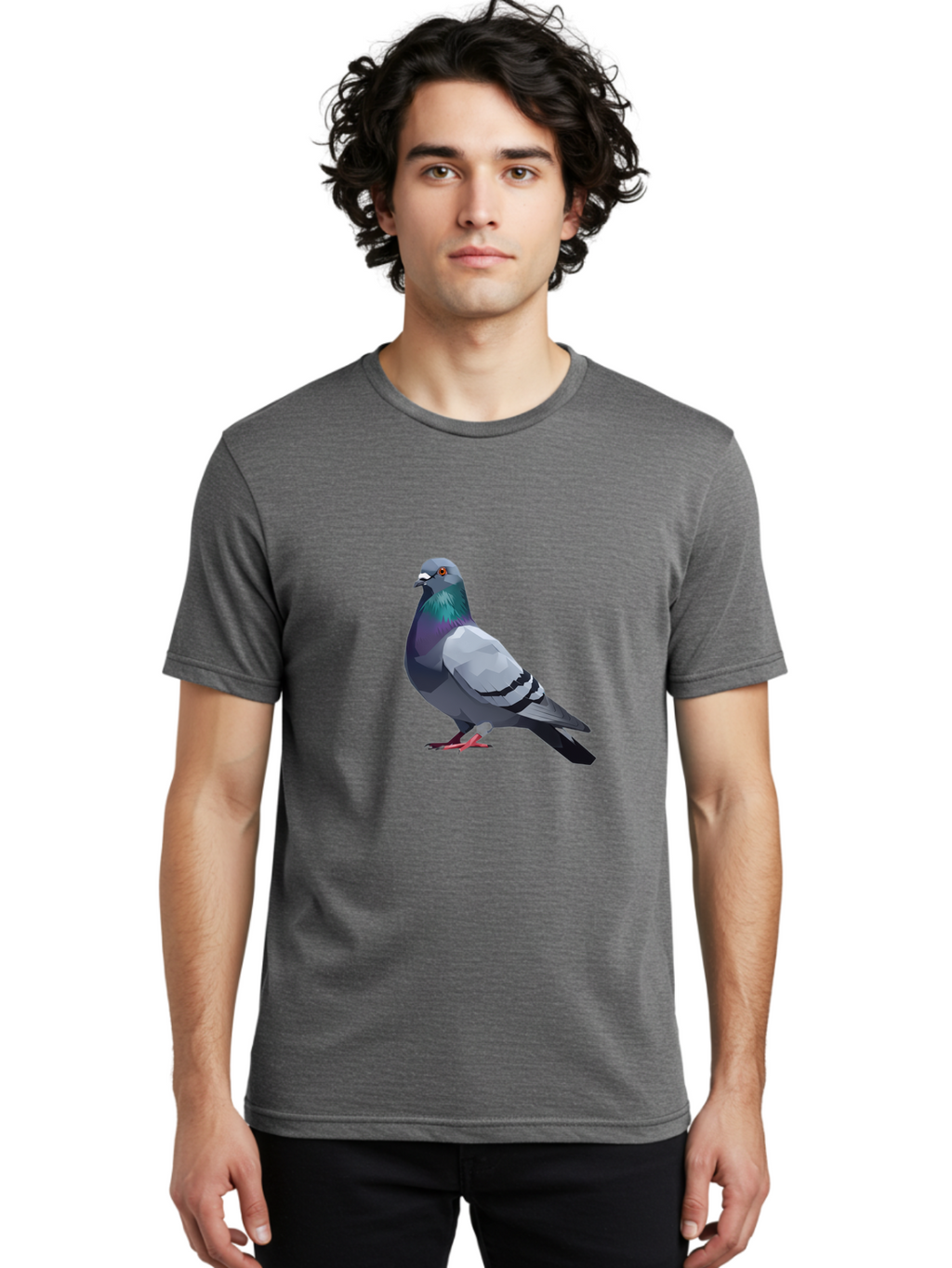 Pigeon Men'S Graphic Tee, 100% Cotton, Comfortable Casual Summer Wear, Machine Washable, Vintage Camera, Old Camera, Antique Camera, Black Camera, Classic Photography, Photography Equipment, Nostalgic Device, Film Camera, Camera Art Ban109