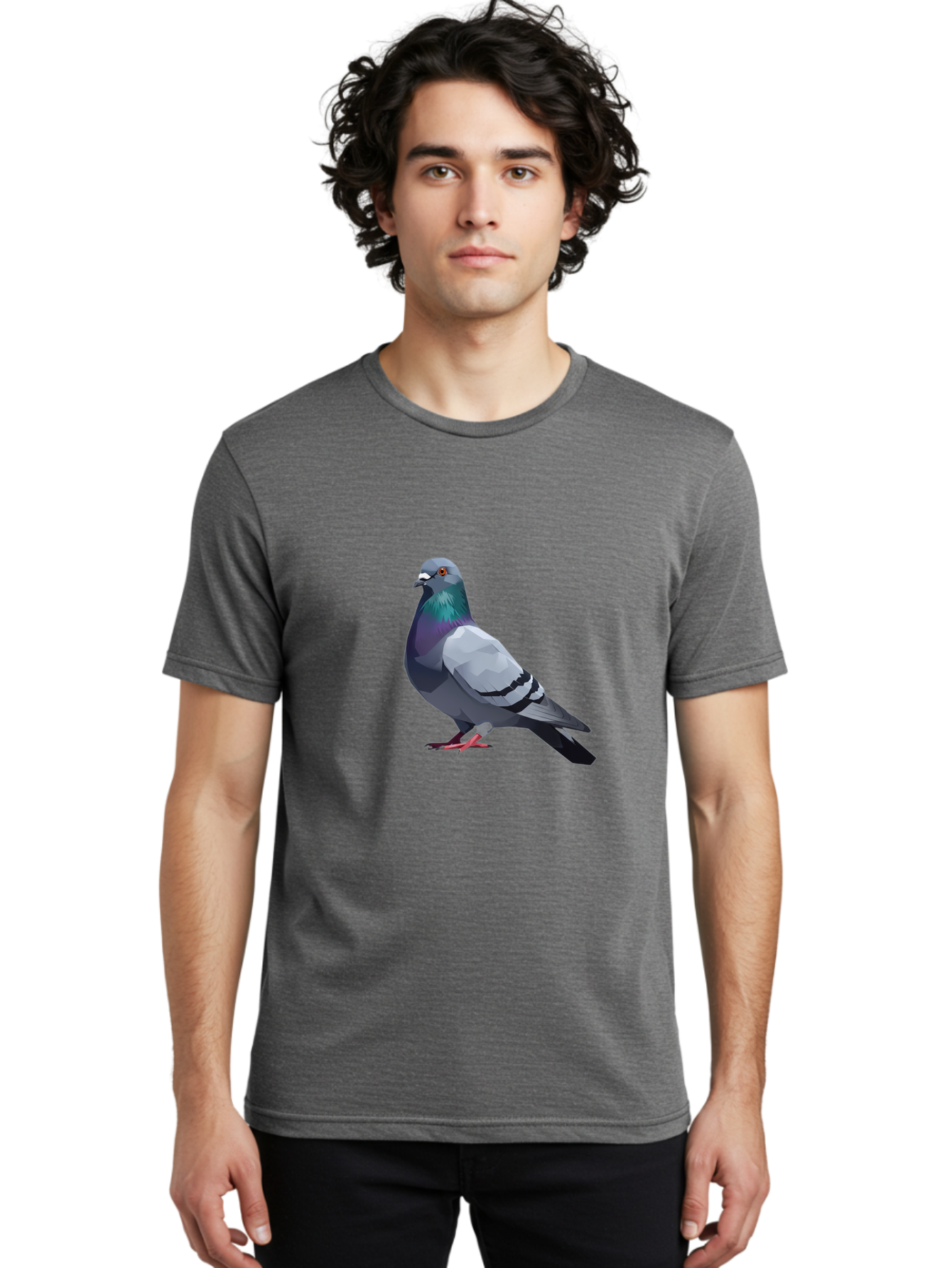 Pigeon Men'S Graphic Tee, 100% Cotton, Comfortable Casual Summer Wear, Machine Washable, Vintage Camera, Old Camera, Antique Camera, Black Camera, Classic Photography, Photography Equipment, Nostalgic Device, Film Camera, Camera Art Ban109