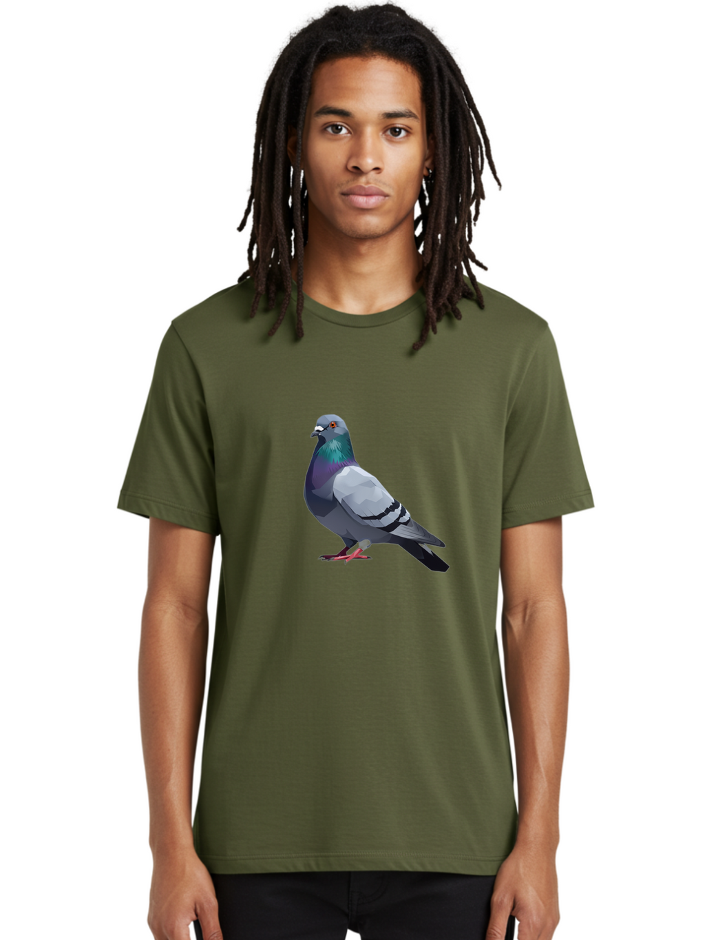 Pigeon Men'S Graphic Tee, 100% Cotton, Comfortable Casual Summer Wear, Machine Washable, Vintage Camera, Old Camera, Antique Camera, Black Camera, Classic Photography, Photography Equipment, Nostalgic Device, Film Camera, Camera Art Ban109