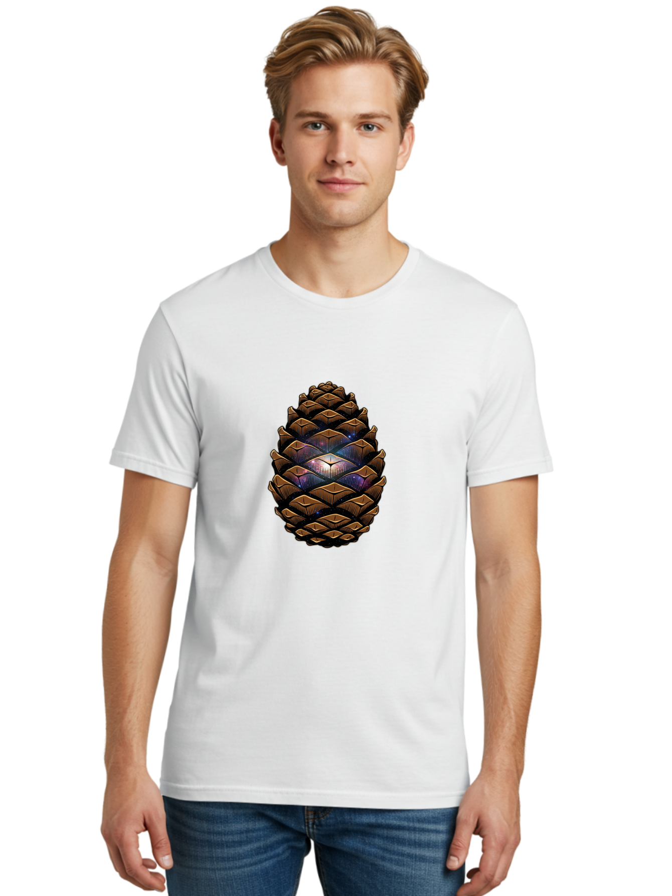 Pine-Cone Men'S Graphic Tee, 100% Cotton, Comfortable Casual Summer Wear, Machine Washable, Vintage Camera, Old Camera, Antique Camera, Black Camera, Classic Photography, Photography Equipment, Nostalgic Device, Film Camera, Camera Art Ban117
